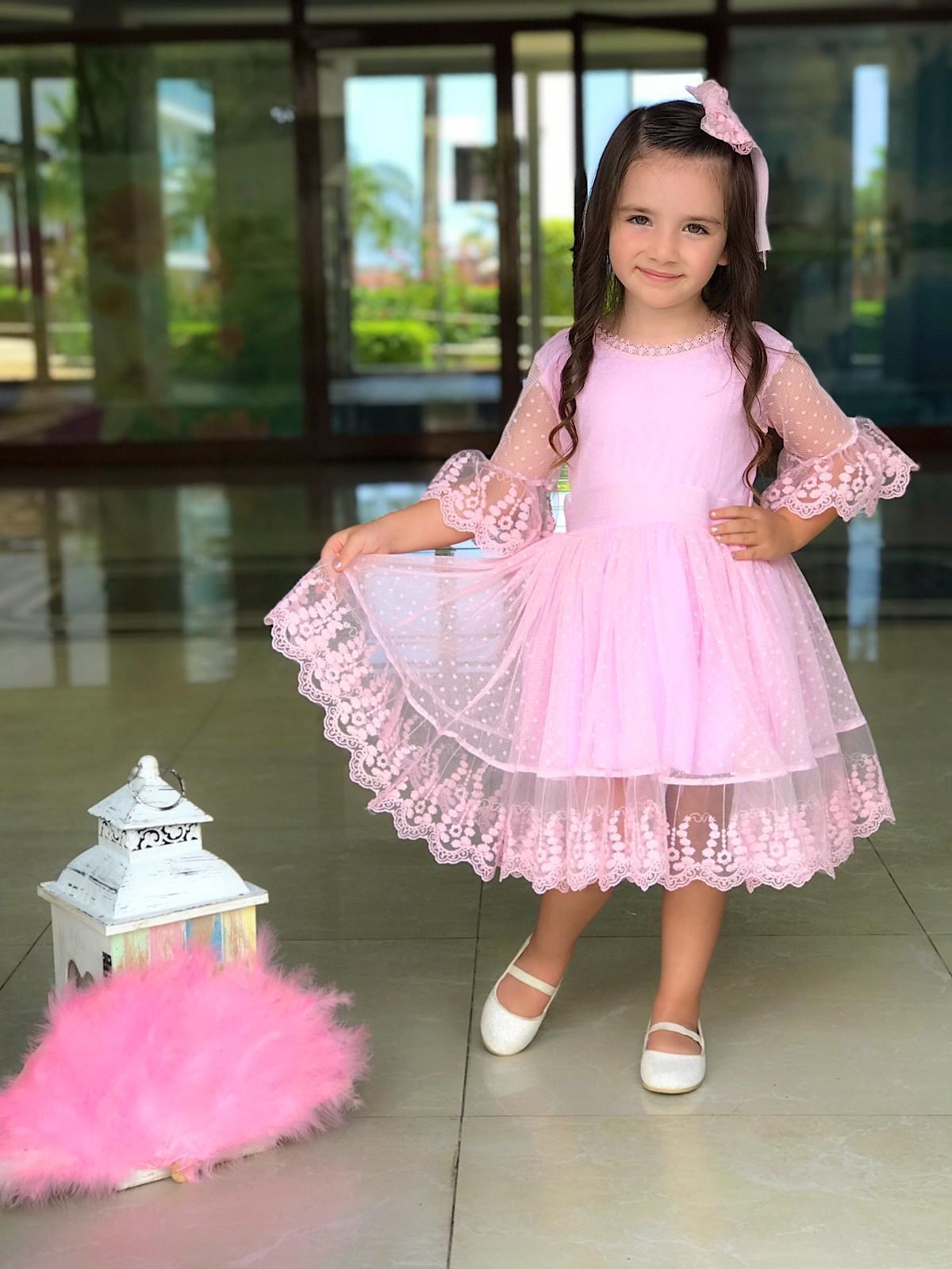 Prenses Model Kız Çocuk Elbiseleri | Turuncugardrop.com