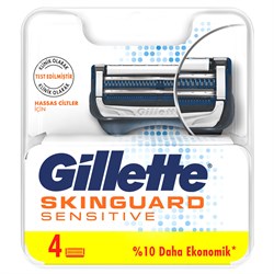 Gillette Skinguard Yedek Tıraş Bıçağı 4lü