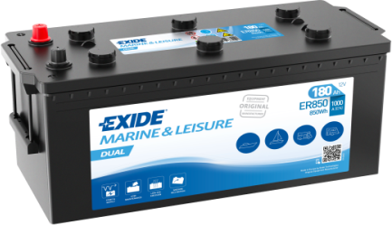 Exide Dual ER850 - 12V 180 Ah Dual  Akü