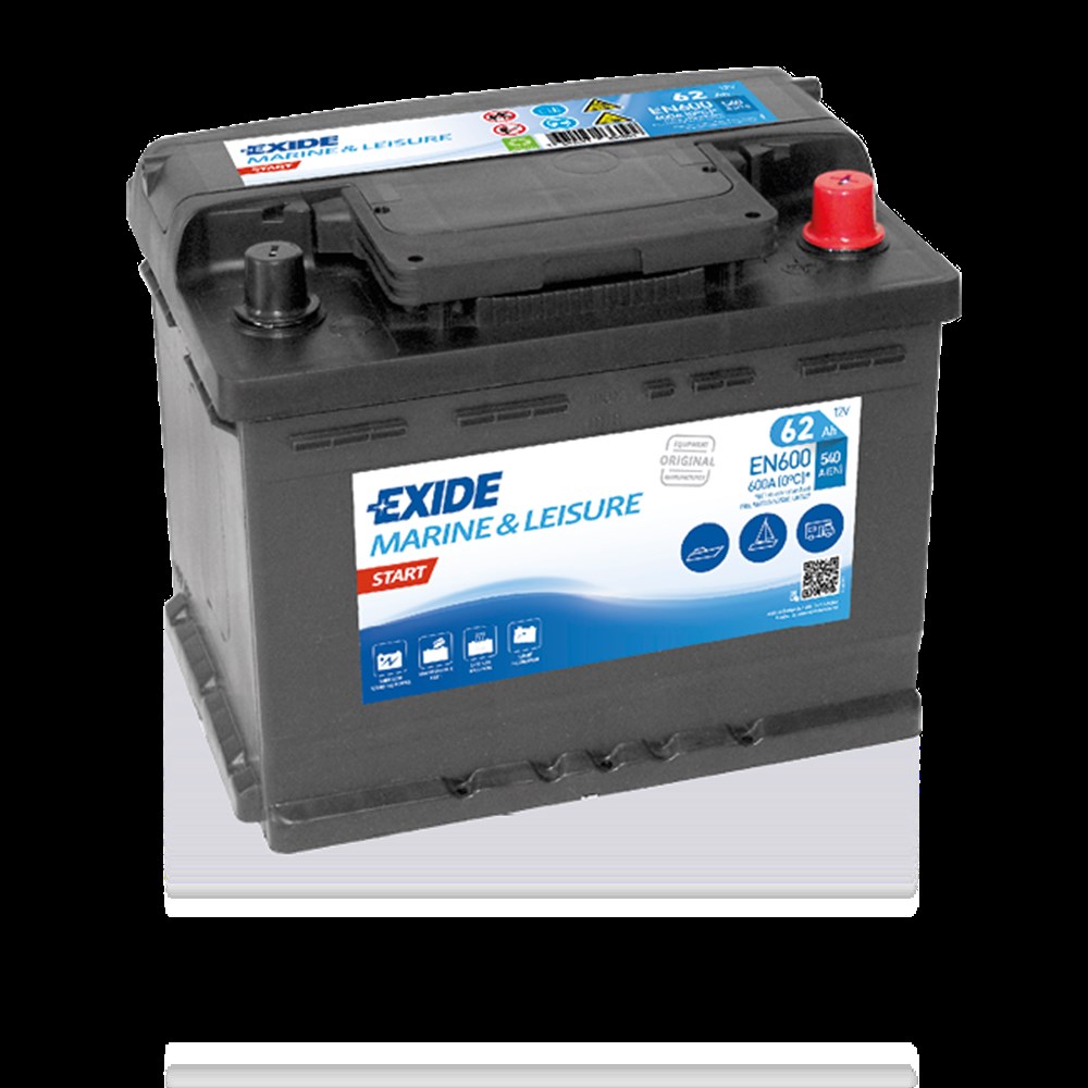 Exide Marin Start EN600 - 12V 62 Ah Akü