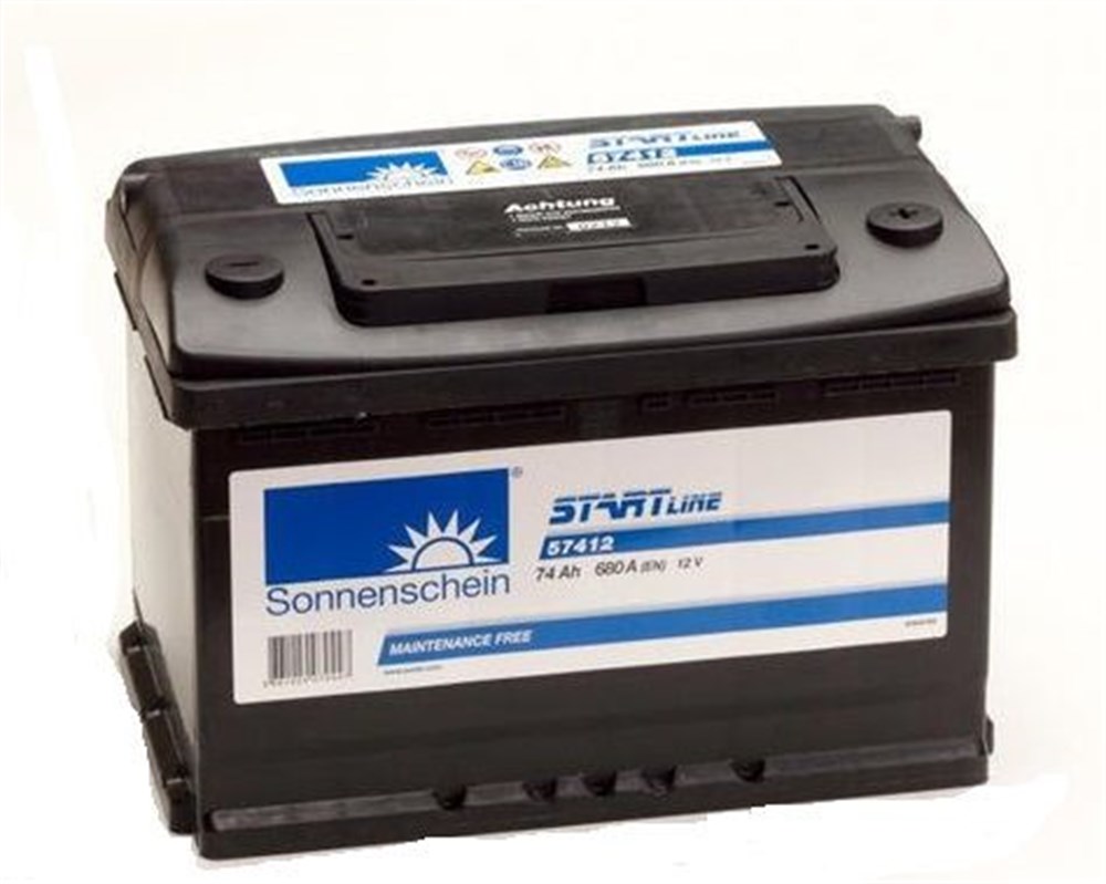 Sonnenschein 57412 - 12V 74 Ah Akü