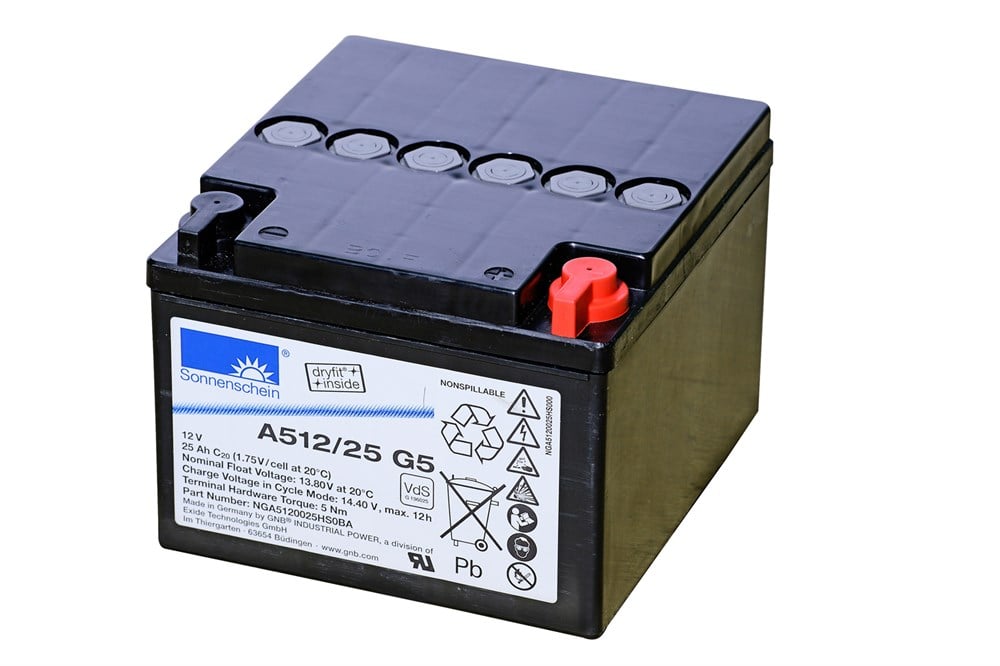 Sonnenschein A512/25G5 - 12V 25 Ah Akü