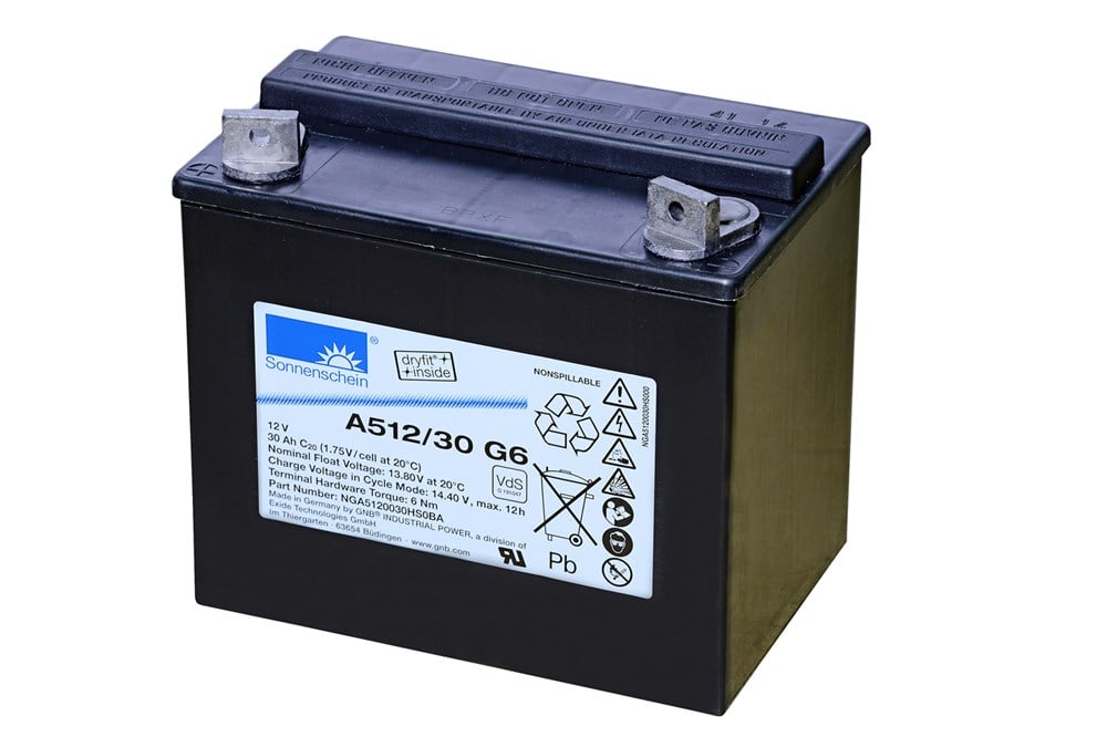 Sonnenschein A512/30G6 - 12V 30 Ah Akü
