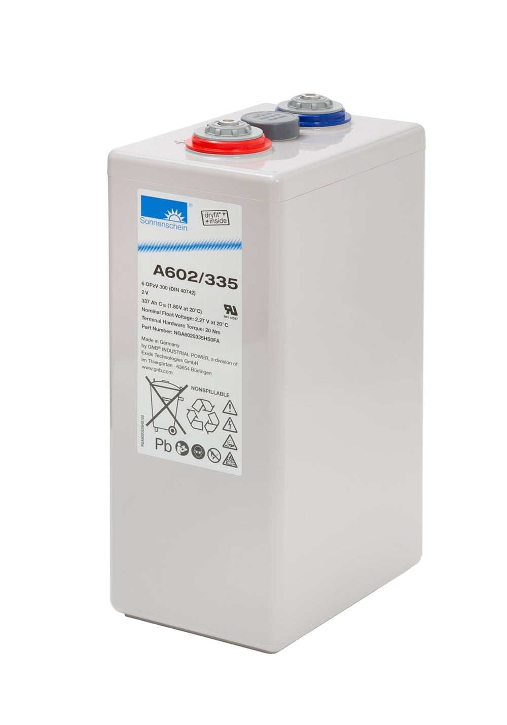 Sonnenschein A602/335 - 2V 337 Ah Akü