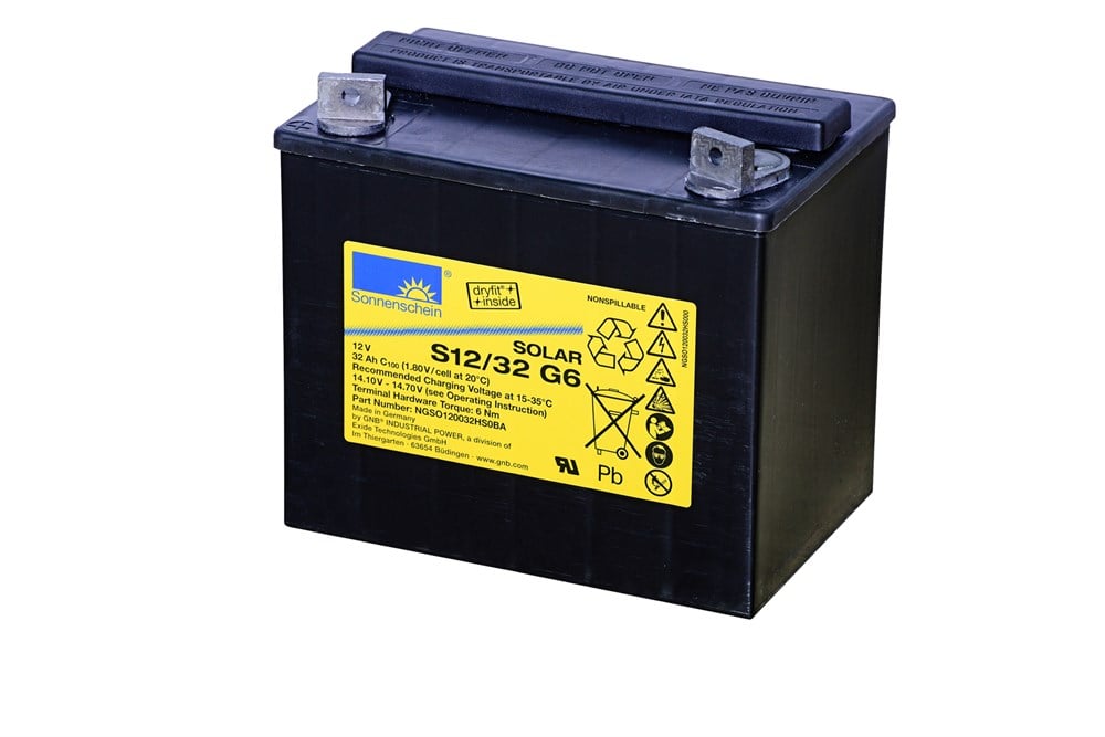 Sonnenschein S12/32 G6 - 12V 32 Ah Akü