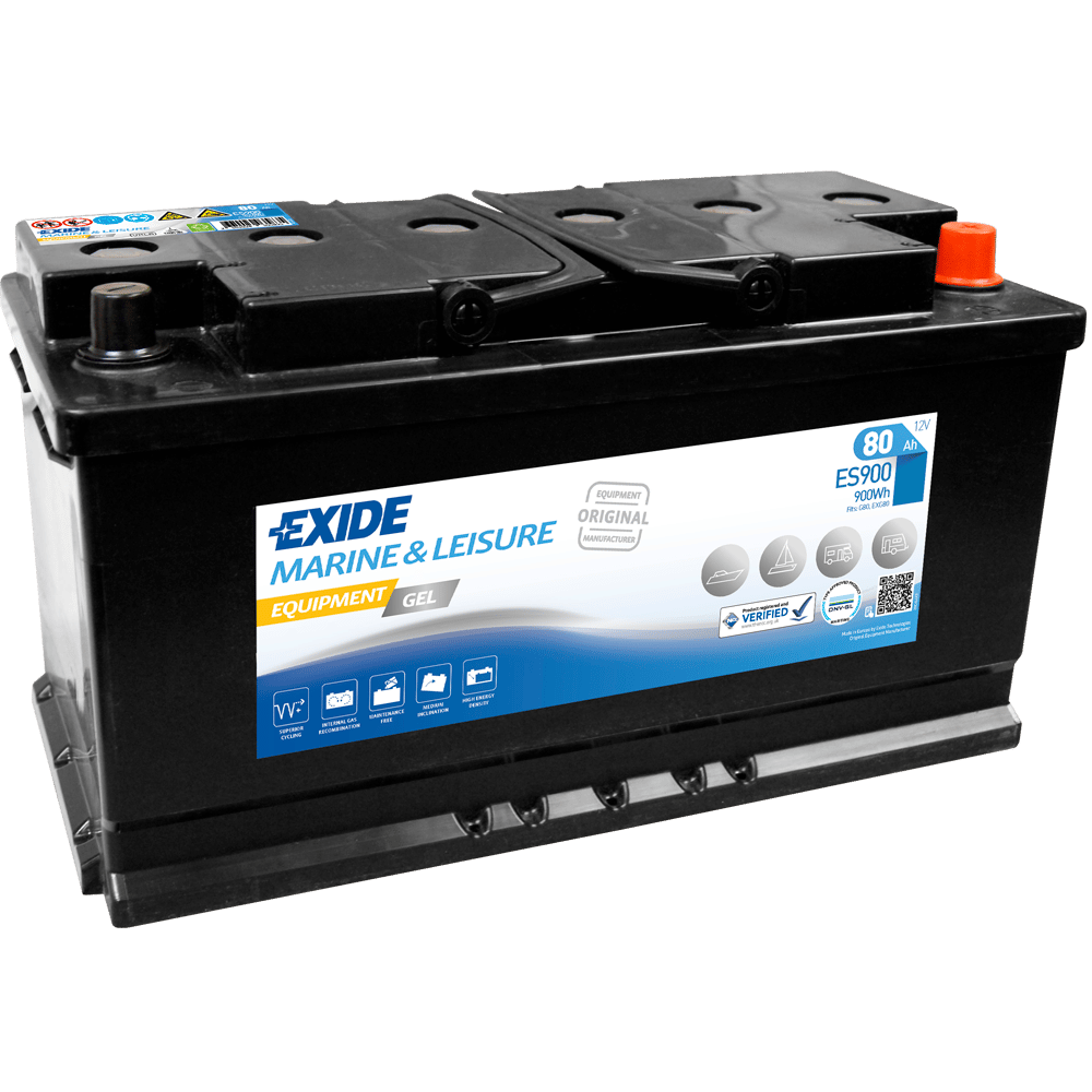 Exide 12V 80Ah. Marin Jel Akü