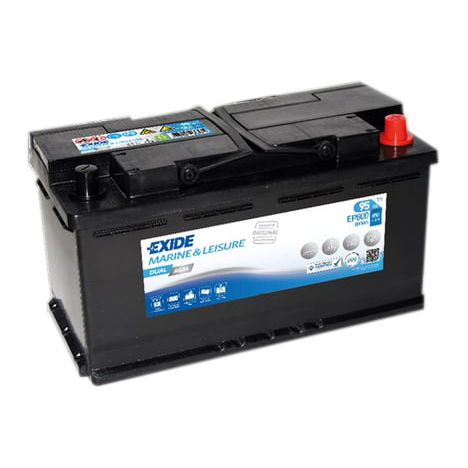 Exide Dual AGM EP800 - 12V 95 Ah Dual AGM Akü