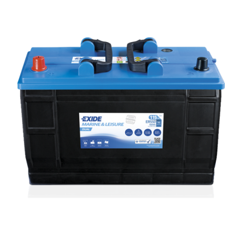 Exide Dual ER550 - 12V 115 Ah Dual  Akü
