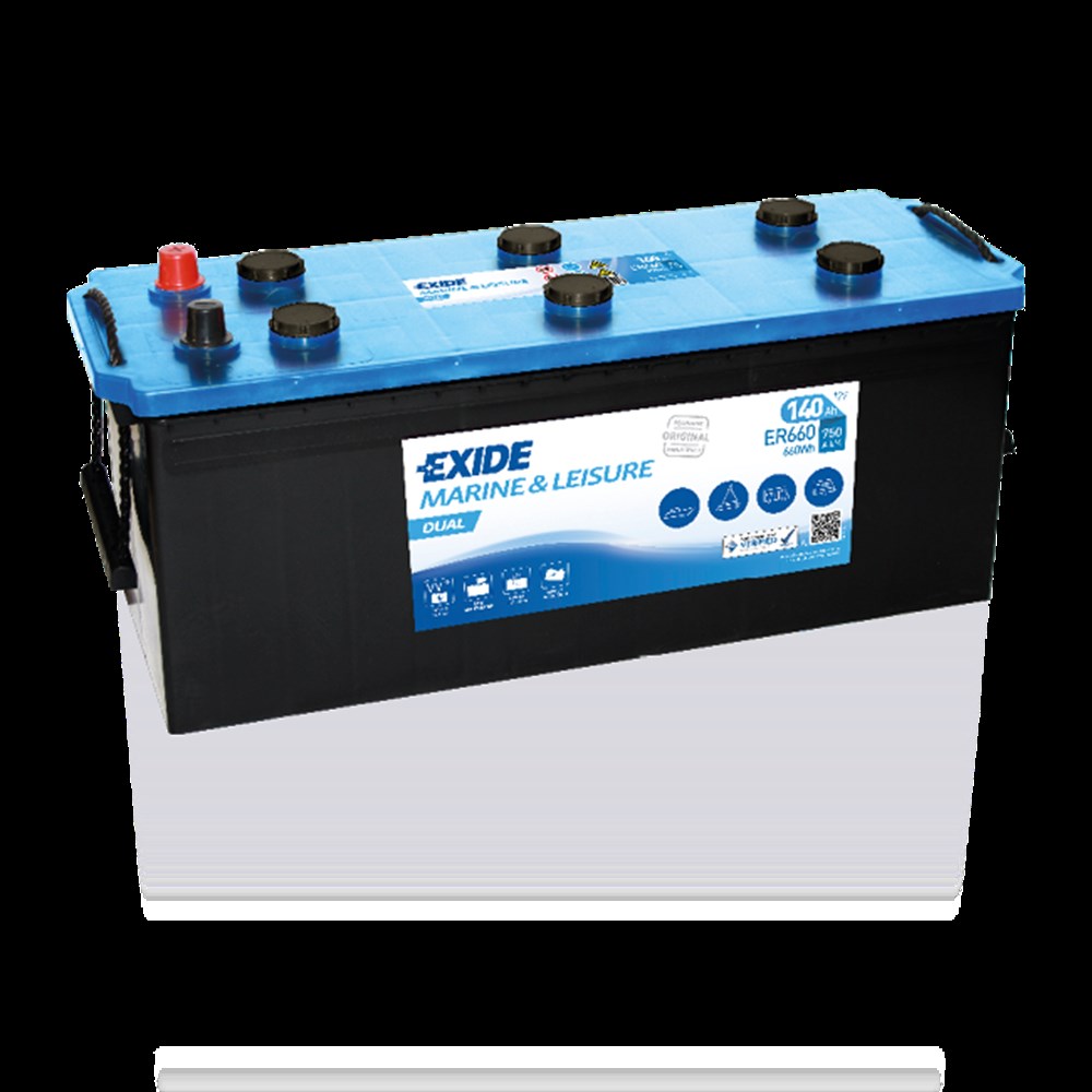 Exide Dual ER660 - 12V 140 Ah Dual  Akü