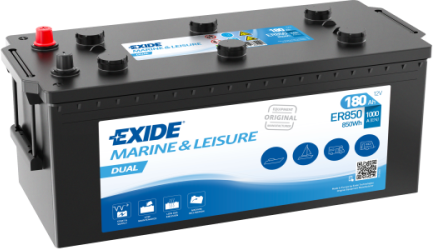 Exide Dual ER850 - 12V 180 Ah Dual  Akü
