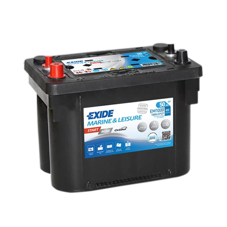 Exide EM1000 - 12V 50 Ah Akü