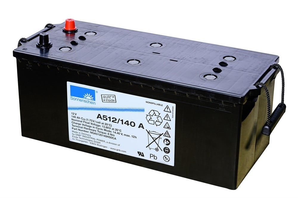 Sonnenschein A512/140A - 12V 140 Ah Akü