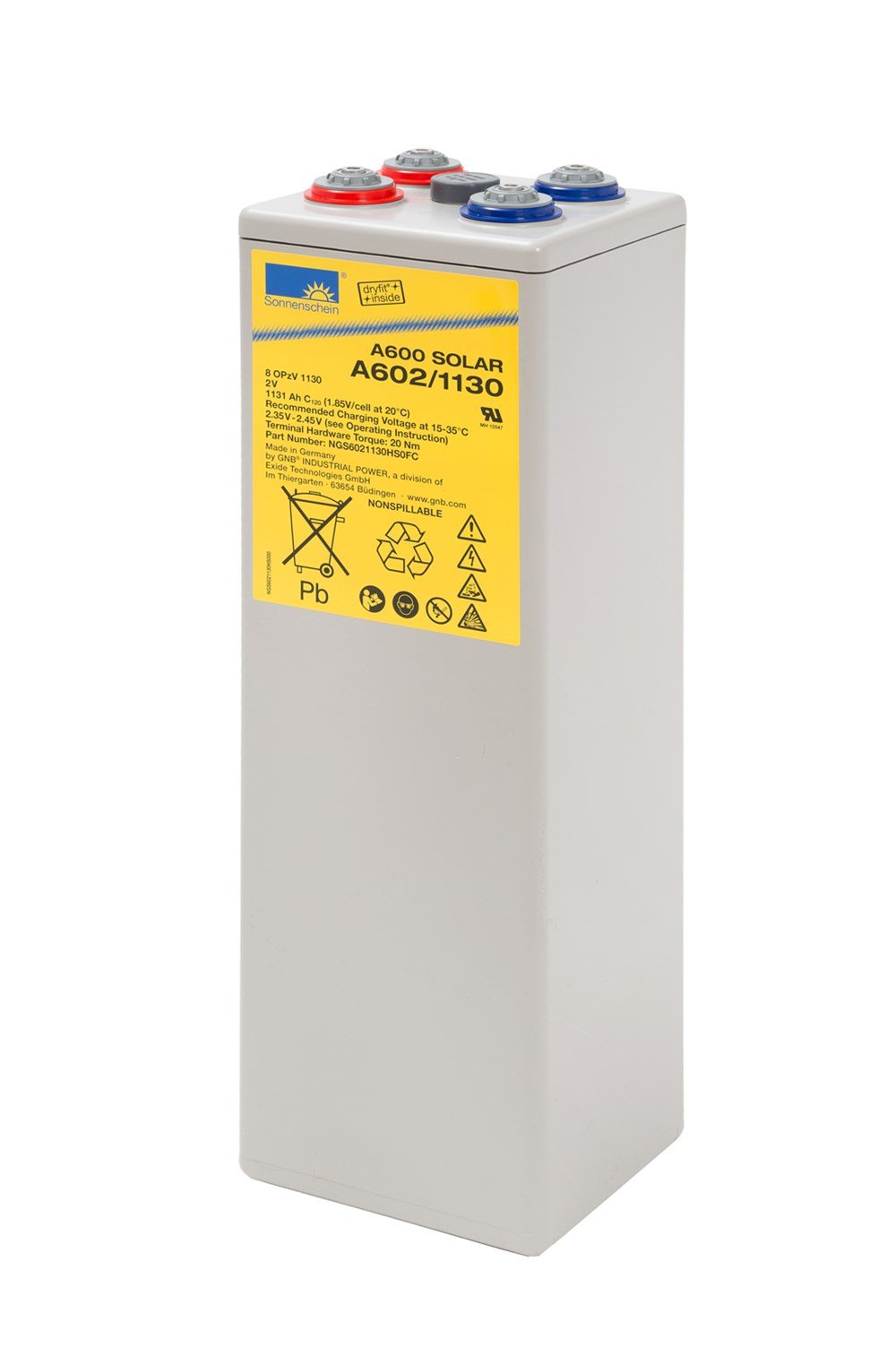 Sonnenschein A602/1130 SOLAR - 2V 1126 Ah Akü