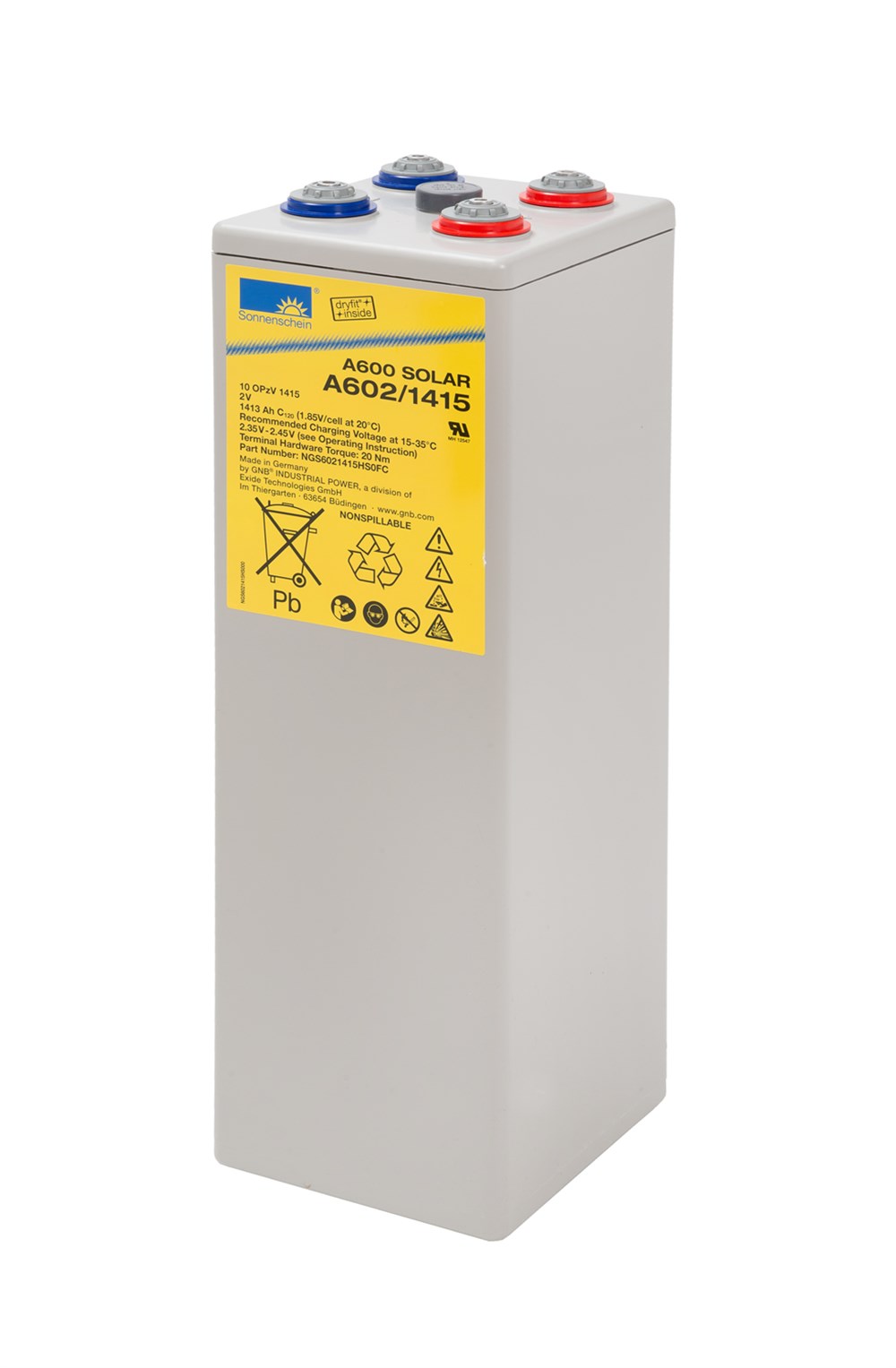 Sonnenschein A602/1415 SOLAR - 2V 1408 Ah Akü