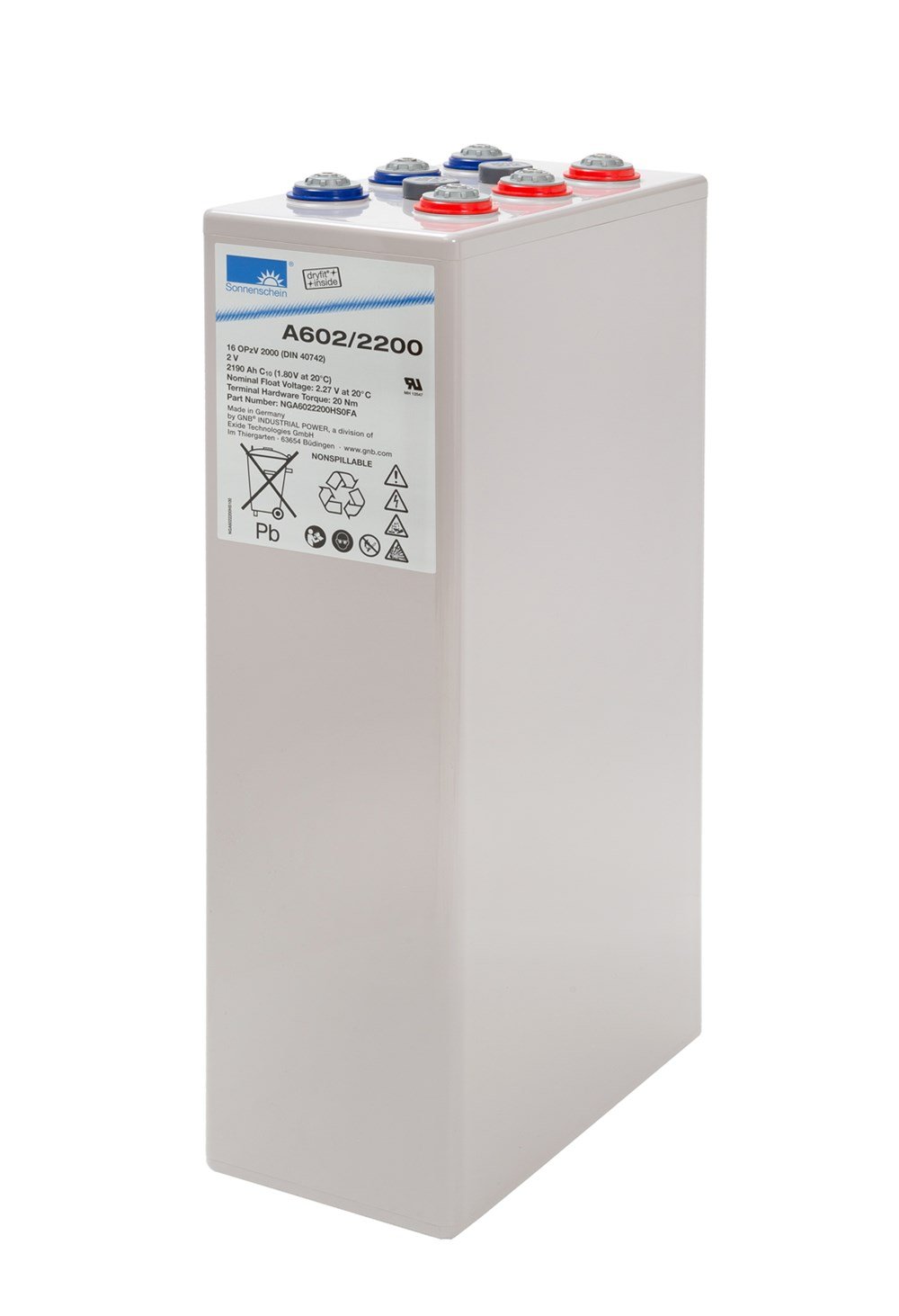 Sonnenschein A602/2200 - 2V 2190 Ah Akü