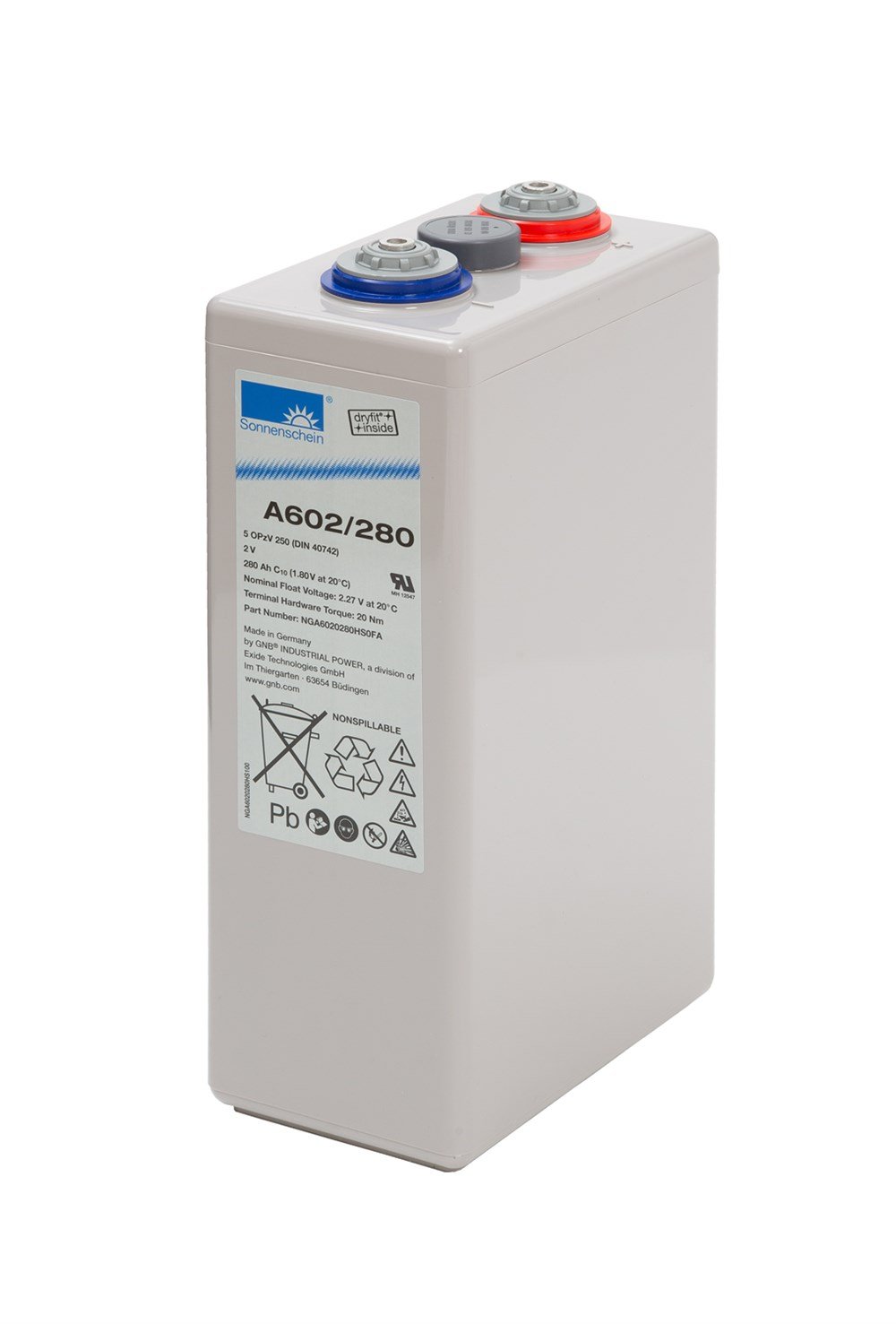 Sonnenschein A602/280 - 2V 280 Ah Akü