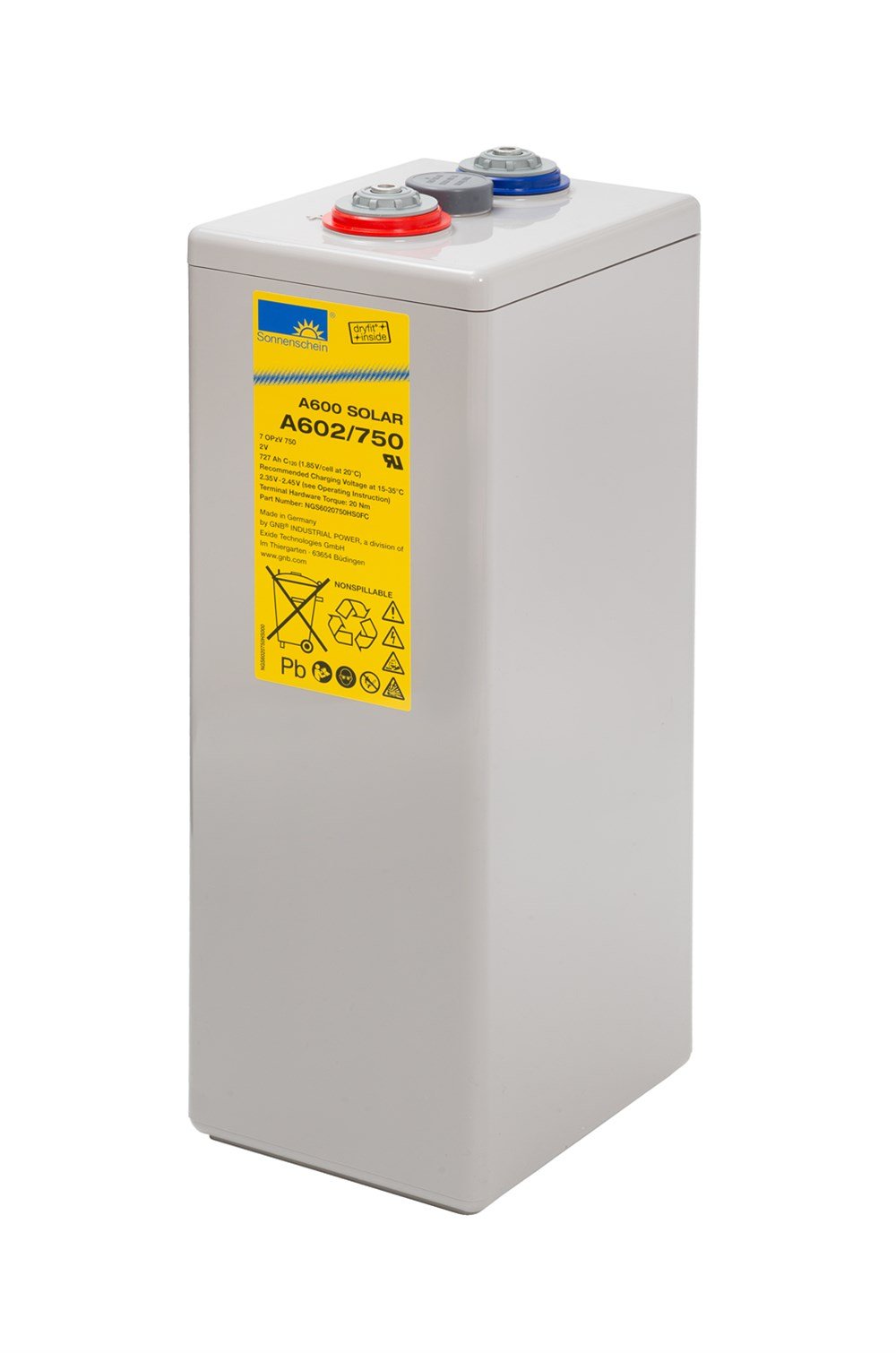 Sonnenschein A602/750 SOLAR - 2V 727 Ah Akü