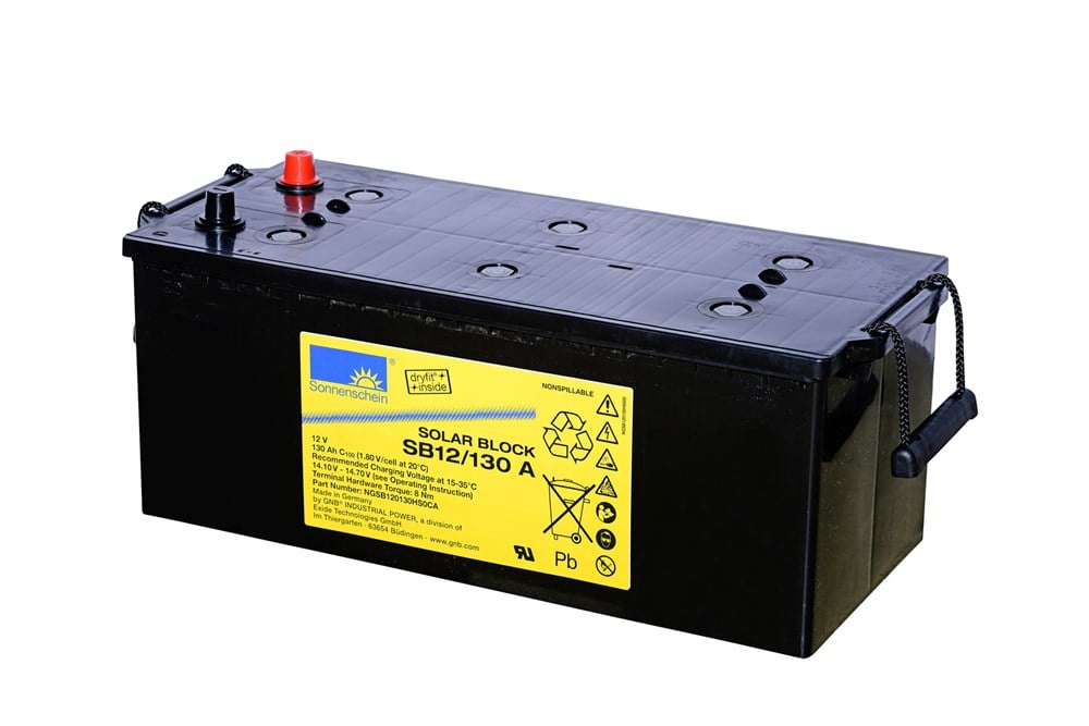 Sonnenschein SB12/130 A - 12V 130 Ah Akü