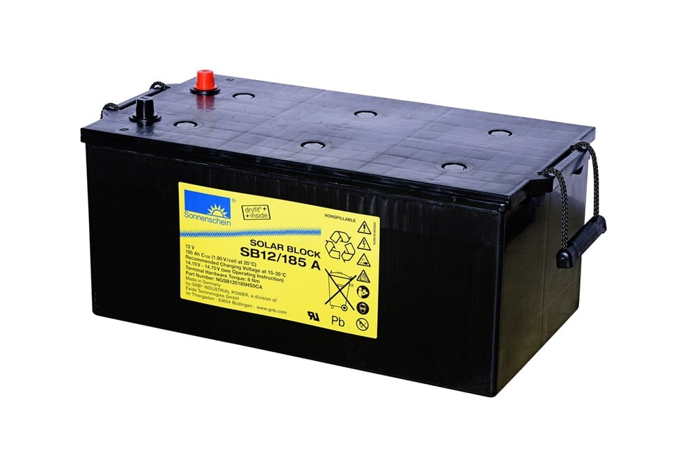 Sonnenschein SB12/185 A - 12V 185 Ah Akü