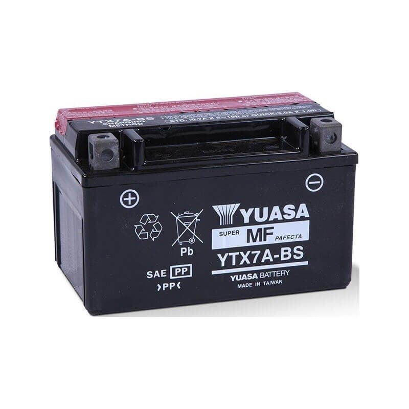 Yuasa YTX7A-BS Ters Terminal AGM 12V 6Ah 