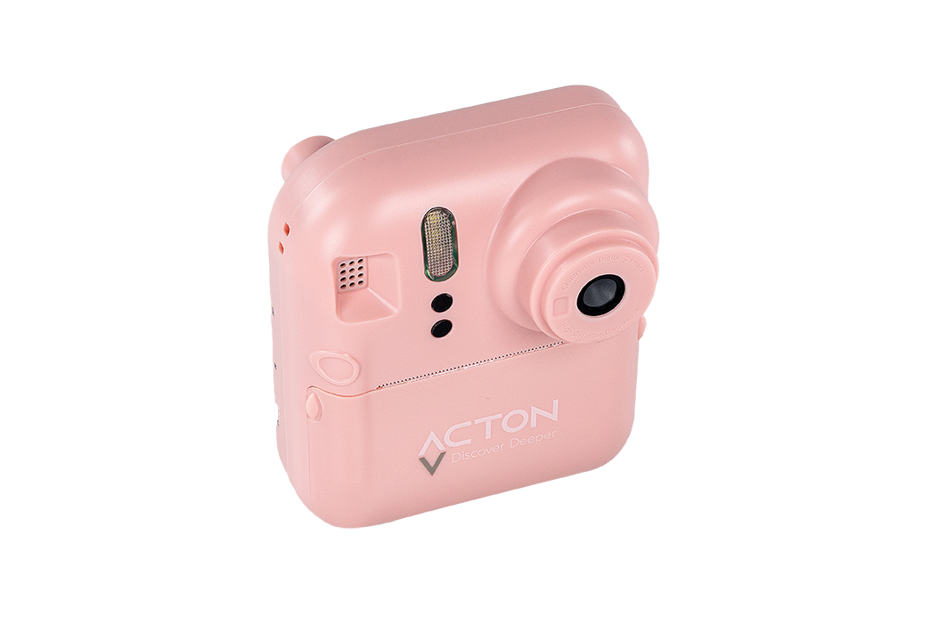 Acton Anında Baskı Çocuk Kamerası (Pembe)