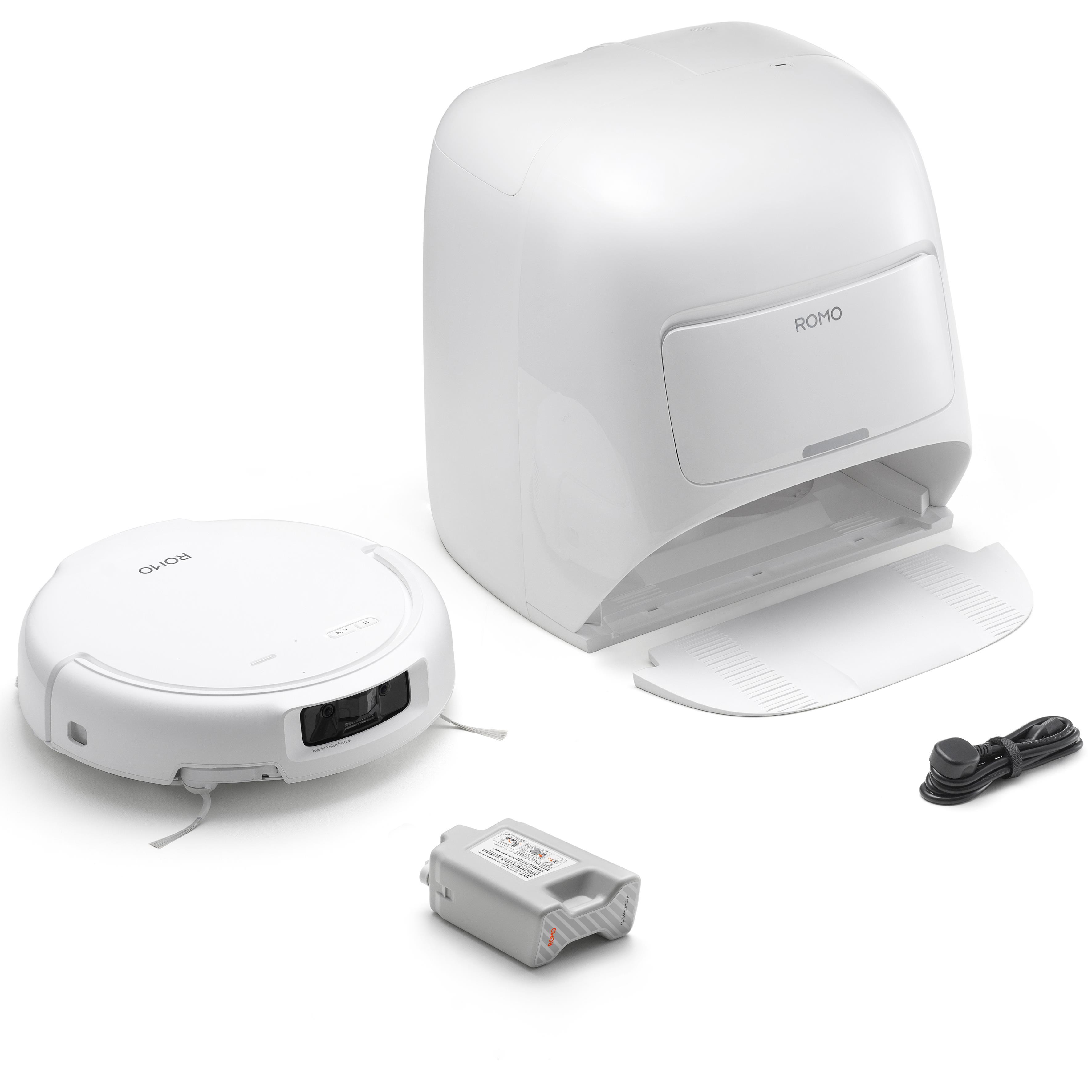 DJI Romo S [Robot Süpürge, 25.000 Pa Emiş Gücü, Drone Seviyesi Engel Algılama, İki Robot Kolu, 200 Gün Bakım Gerektirmeyen Çalışma, Otomatik Paspas Pedli Temizleme ve Kurutma Özelliğine Sahip Mop]