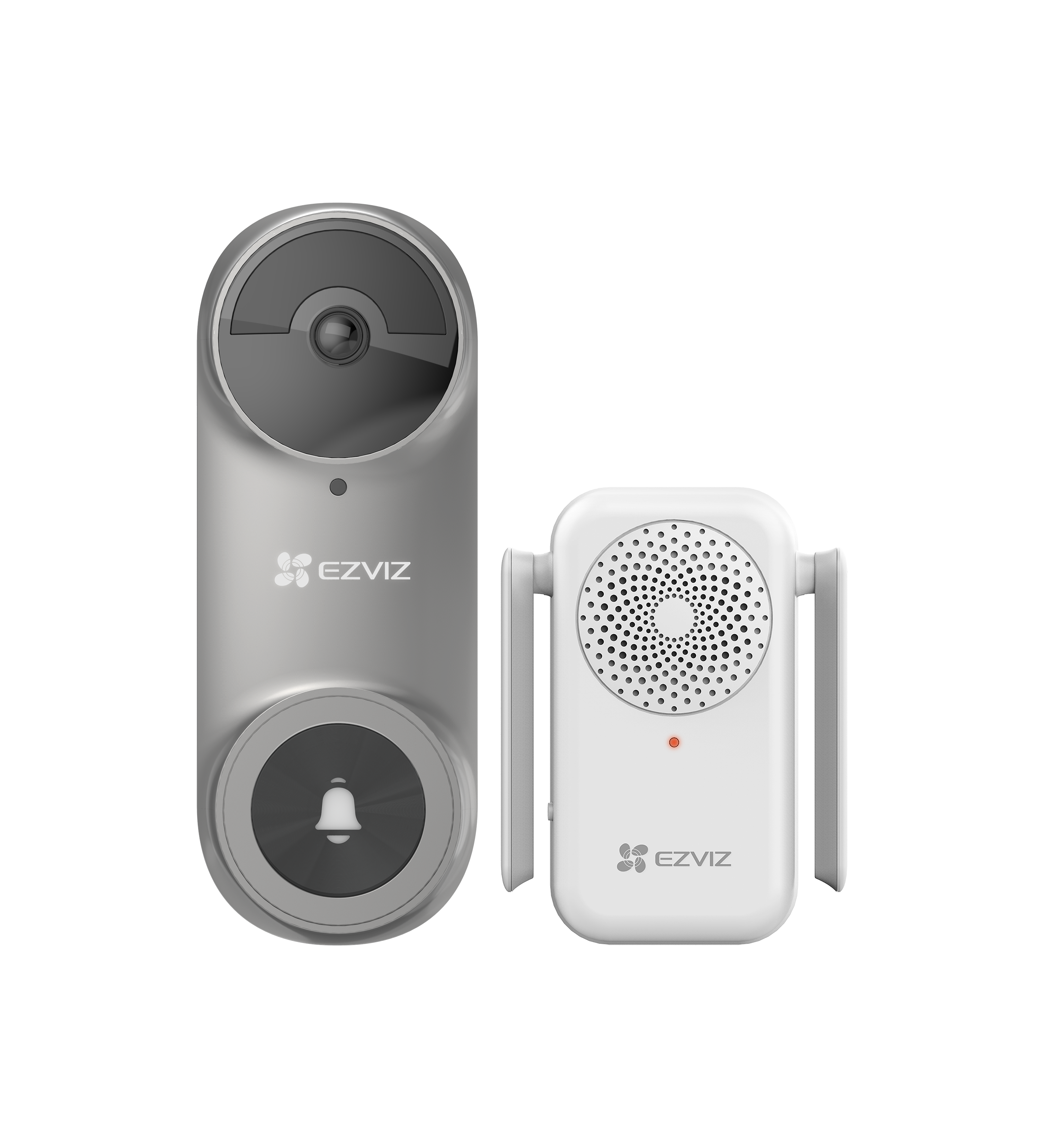 EZVIZ Db2 (3Mp) Gri - Kablosuz, Görüntülü ve İki Yönlü Konuşmalı Akıllı Kapı Zili