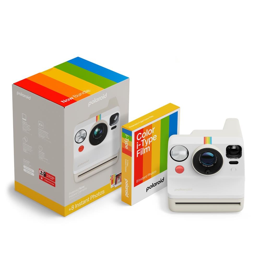 Now Gen 3 Pebble White + Color Film Bundle (8 film)