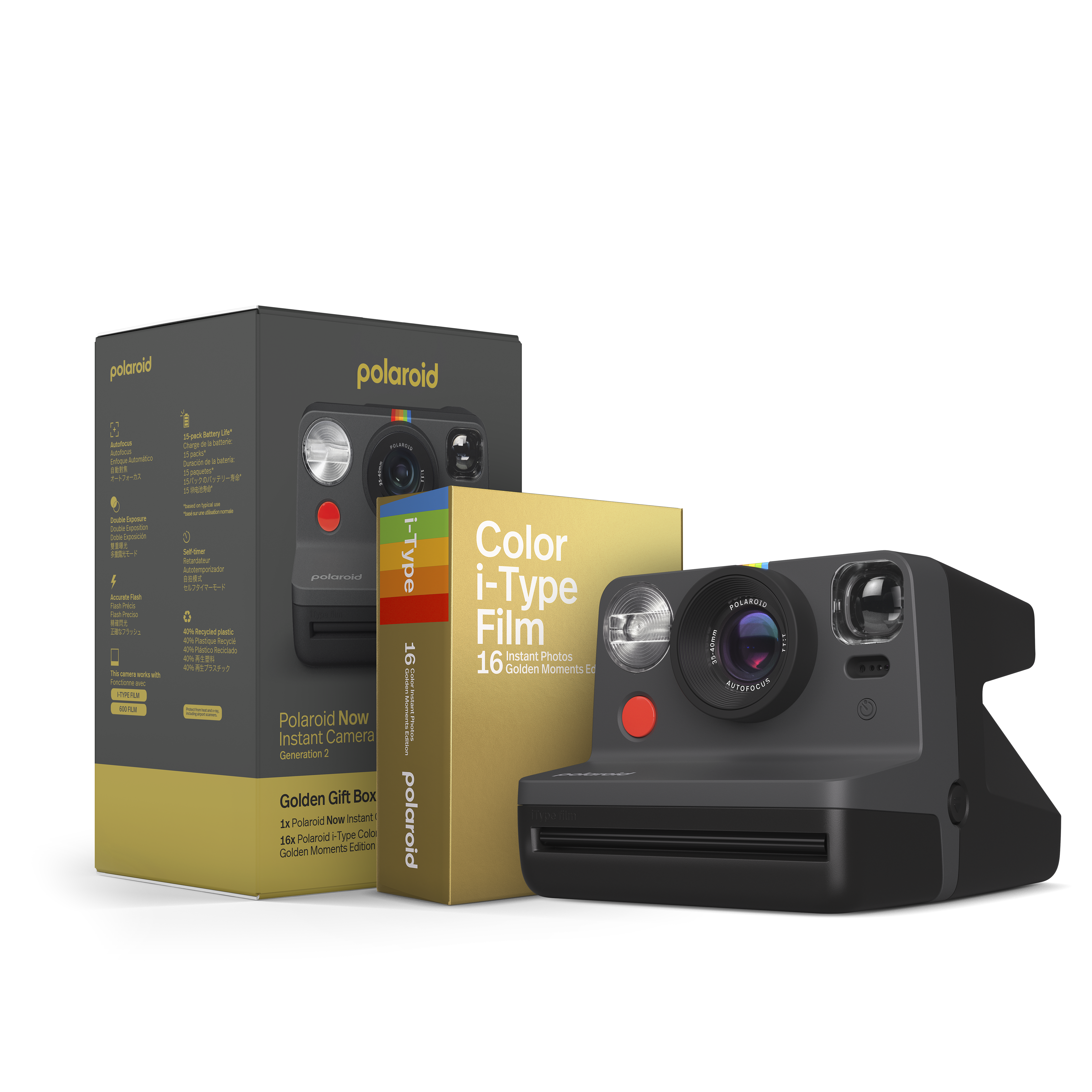 Polaroid EB Now Generation 2 Black -  Golden Moments