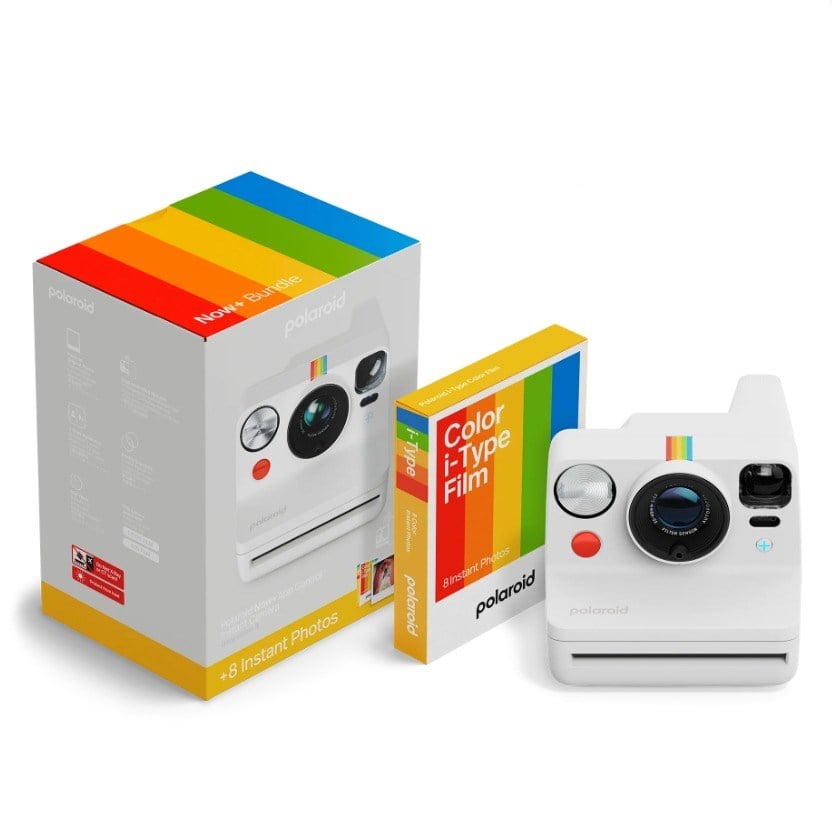 POLAROID NOW PLUS GEN 3 WHITE  COLOR FILM BUNDLE