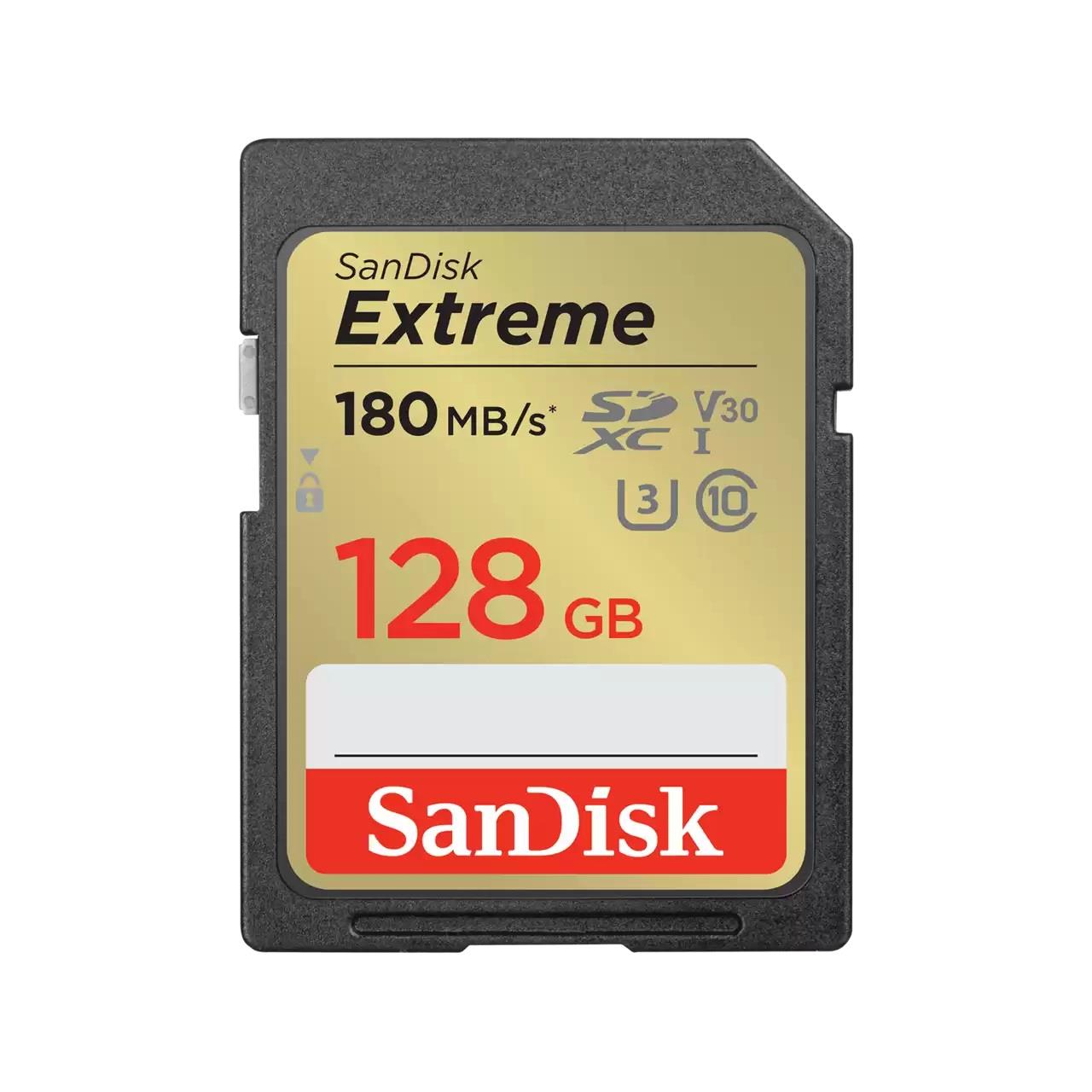 SanDisk Extreme SD UHS I 128GB Card
