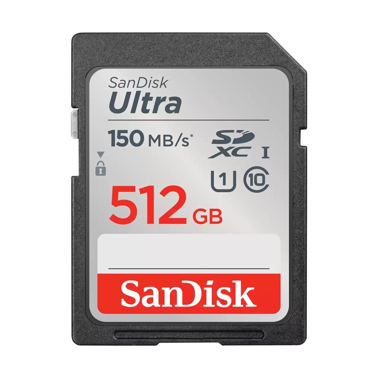SanDisk Ultra UHS I 512GB SD Card