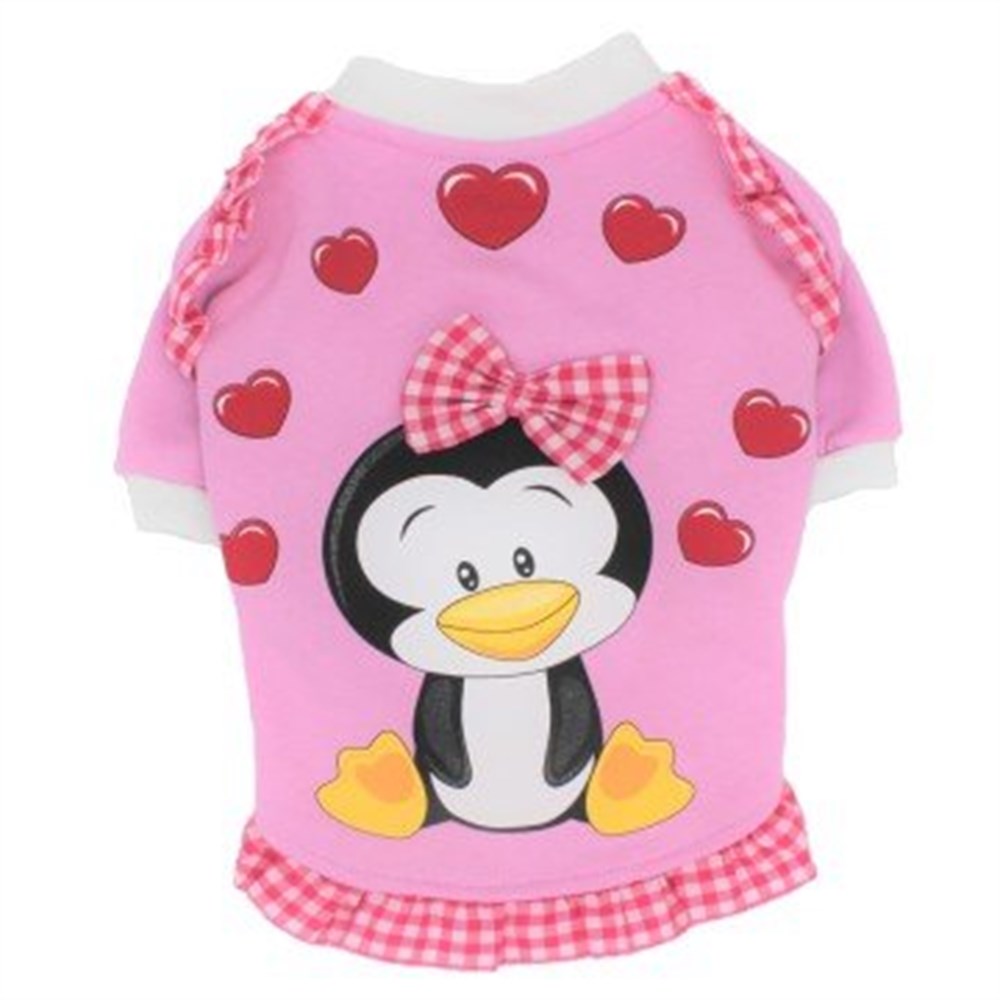 21350 Pembe Penquen Elbise