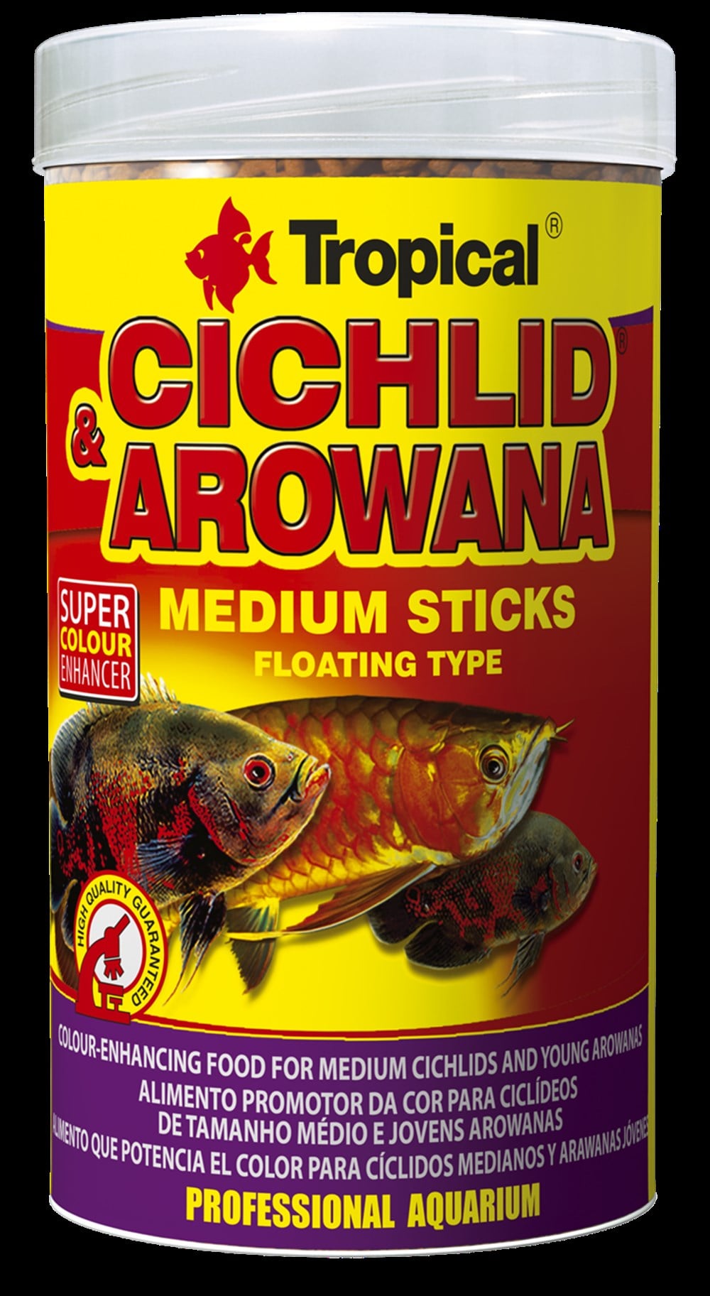 Cichlid & Arowana Medium Sticks 250 ml 90 gr