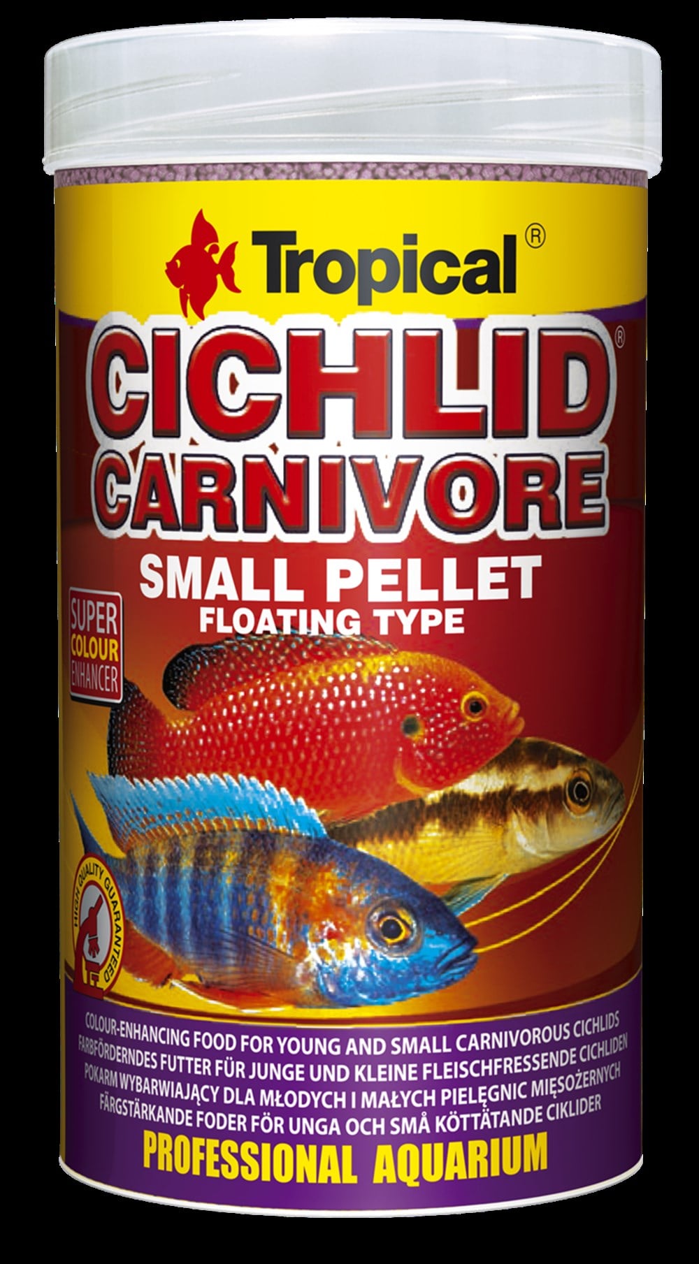 Cichlid Carnivore Small Pellet 250 ml 90 gr
