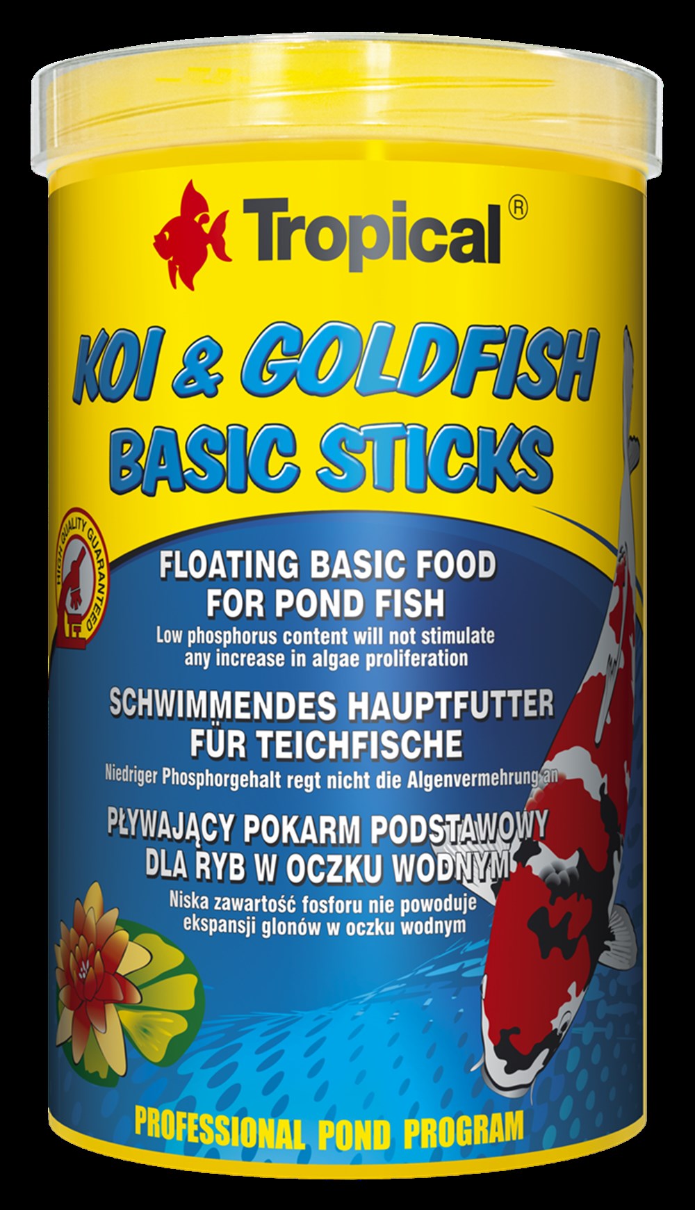 Koi & Goldfish Basic Sticks PUSZ 1000 ml 85 gr