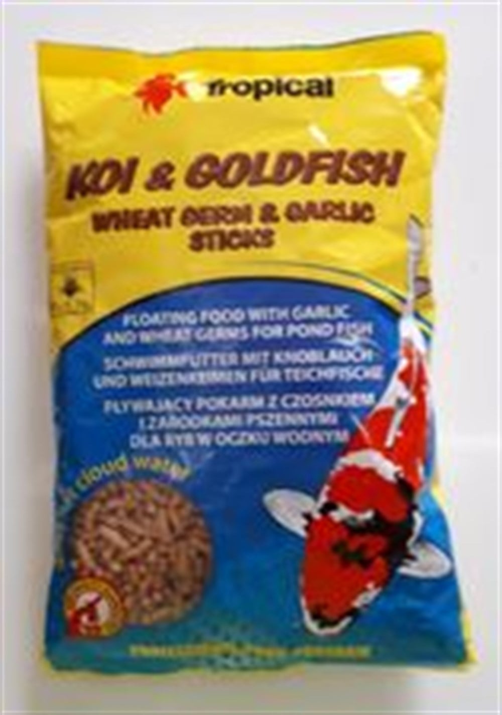 Koi & Goldfish Wheat Germ & Garlic Sticks 1000 ml 90 gr