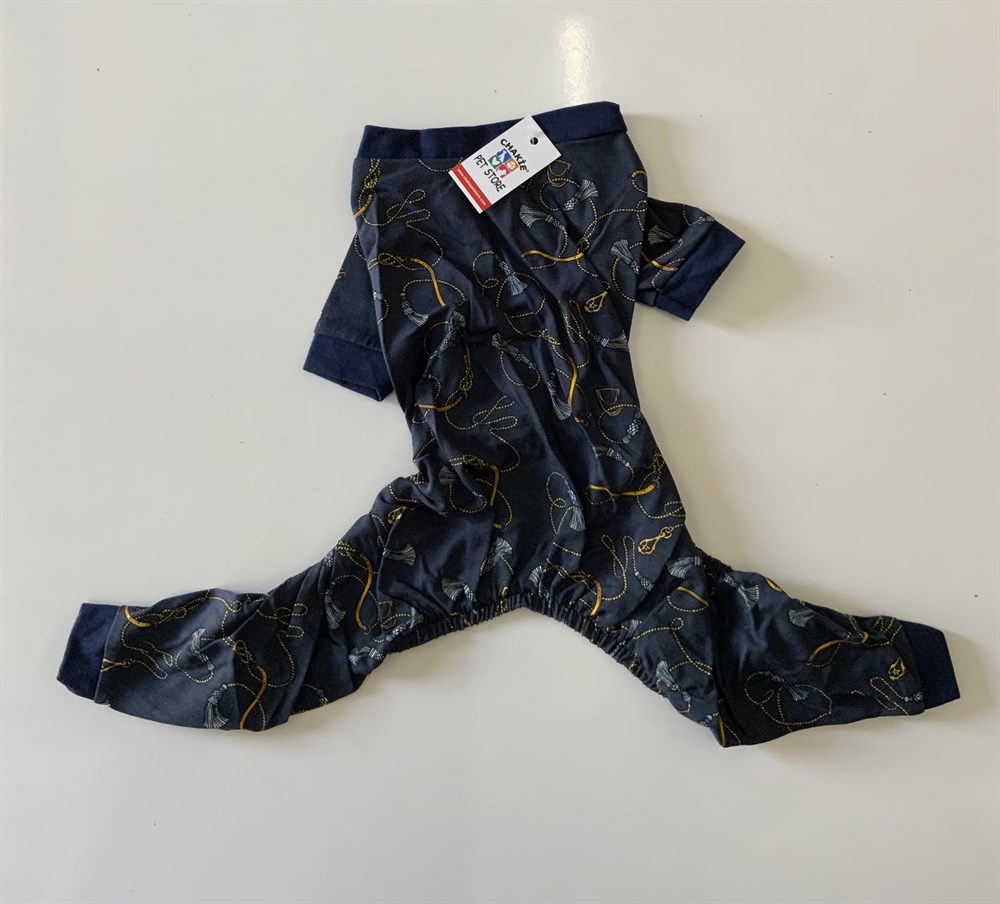 Tulum Yazlık Koyu Mavi Desenli XS/S/M/L/XL/XXL