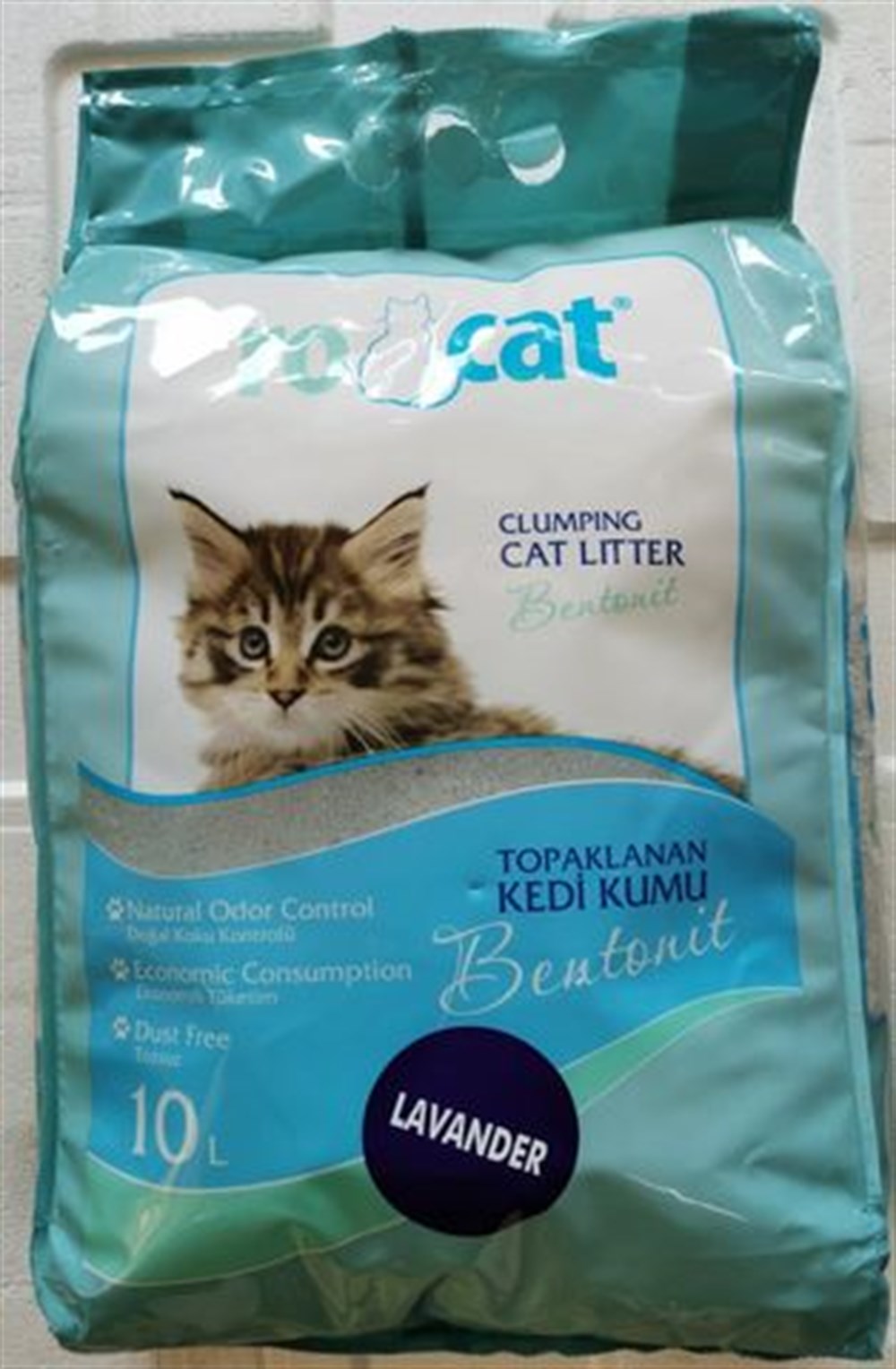  Ro Cat Bentonit Lavanta Kokulu İnce Taneli 10 lt Kedi Kumu