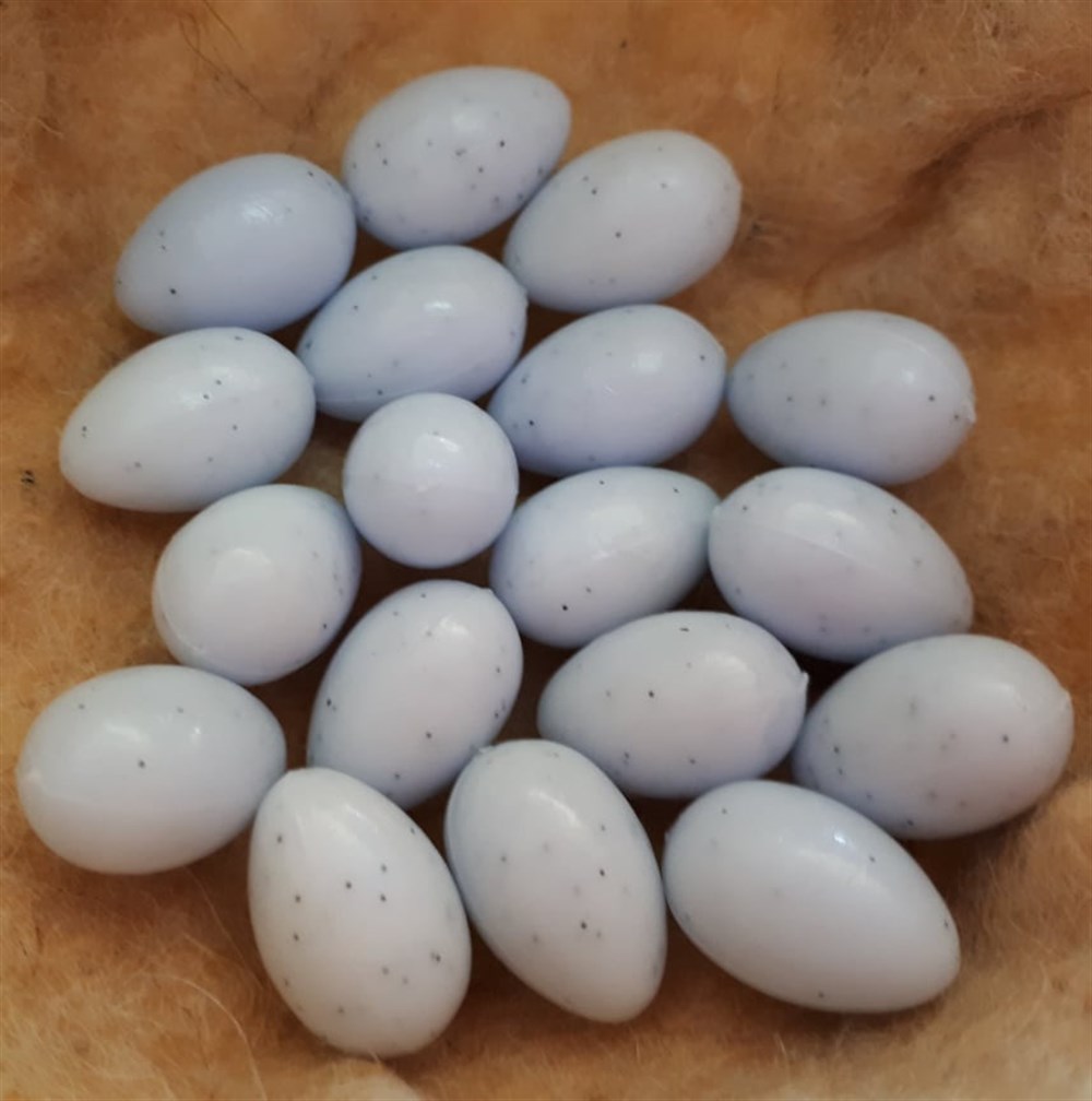 Kanarya Sahte Yumurtası Mavi 5 Li
