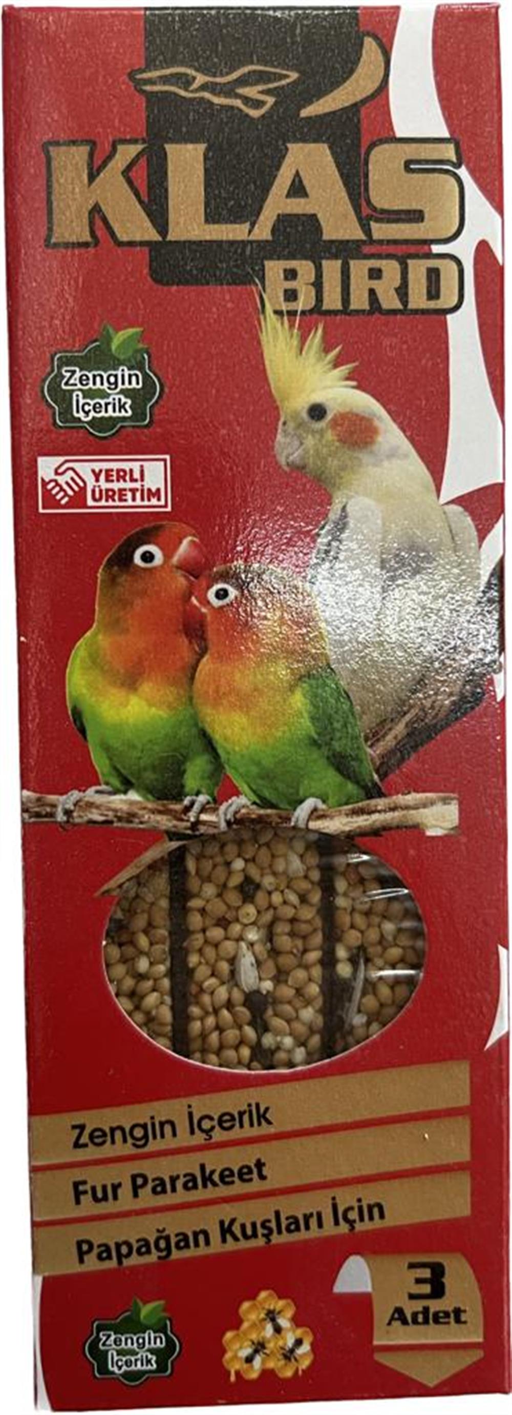 Klas Kraker Papağan Kuşlar 3 lü