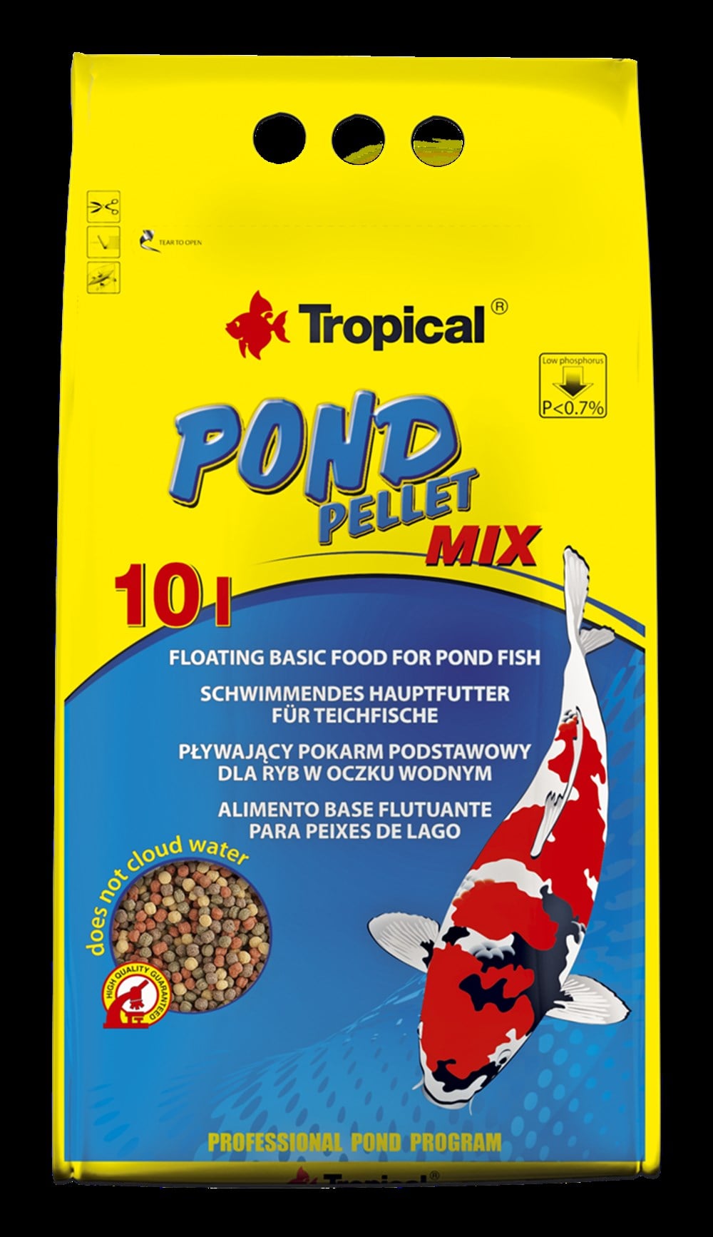 Pond Pellet Mix 10 lt 1300 gr WOREX