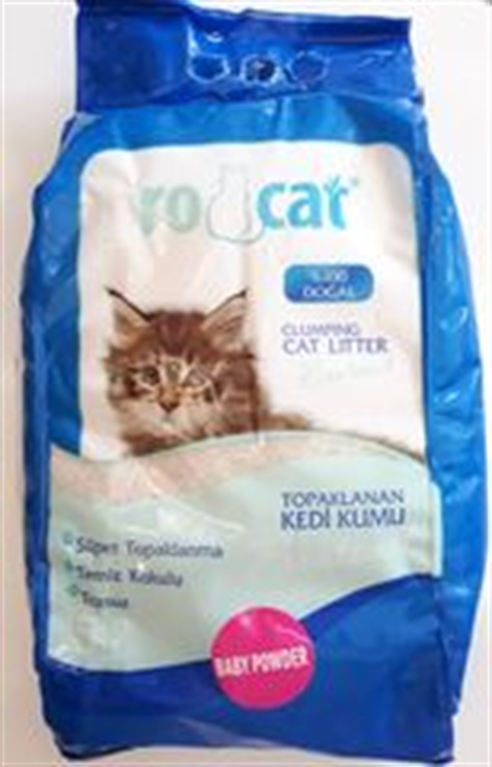 Ro Cat Bentonit  Pudra Kokulu İnce Taneli 5 lt Kedi Kumu