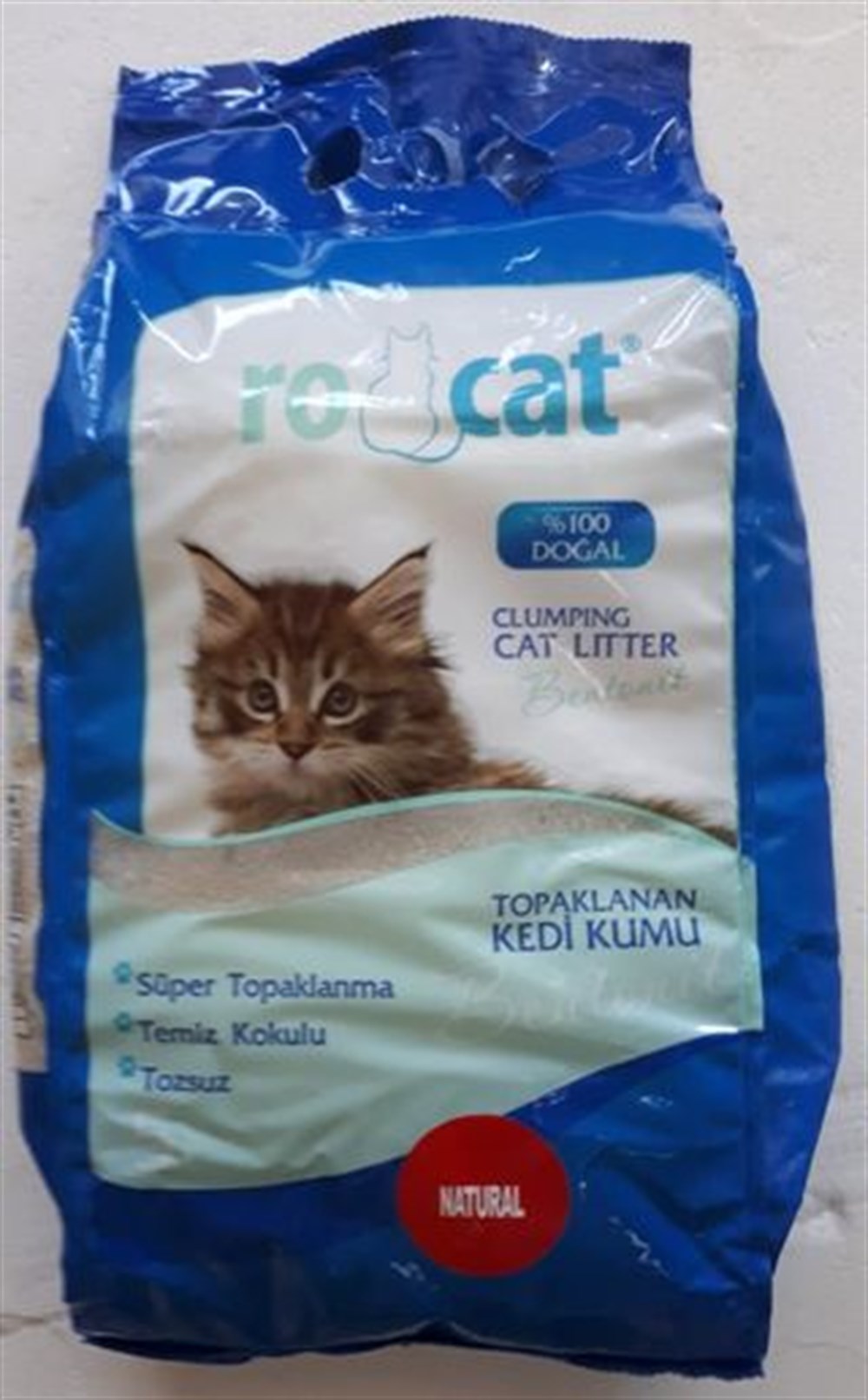 Ro Cat Bentonit Kokusuz İnce Taneli 5 lt Kedi Kumu