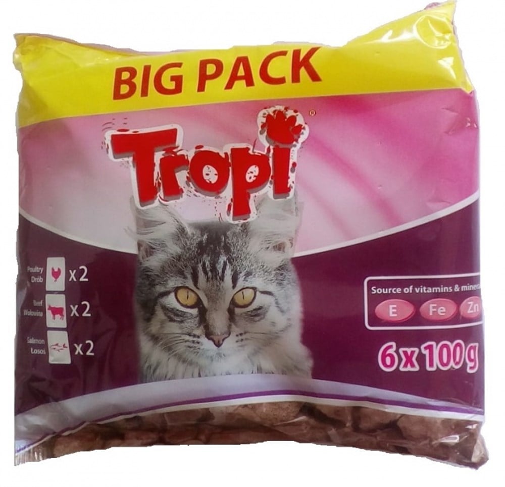 Tropi Cat  6X100 gr Pouch