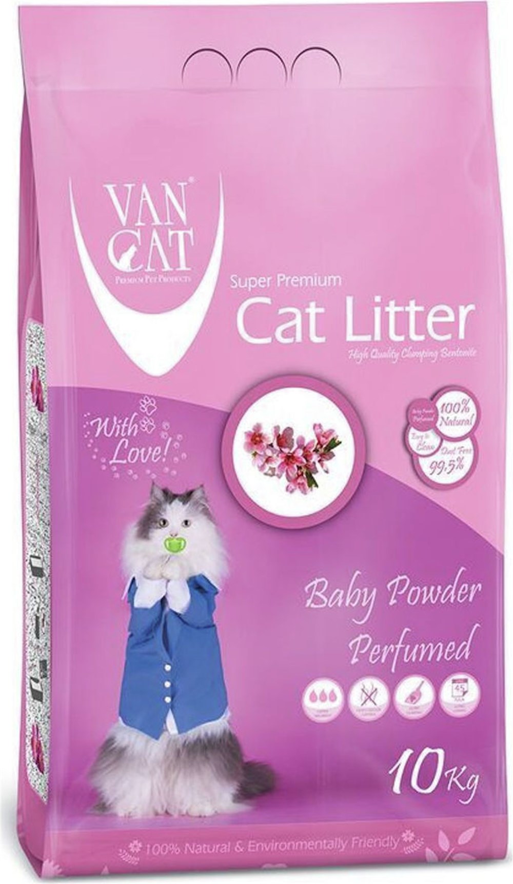 Vancat Baby Powder 10 kg Kedi Kumu