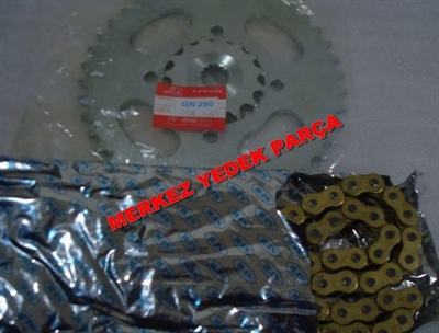 SUZUKI GN250 ZİNCİR DİŞLİ SETİ