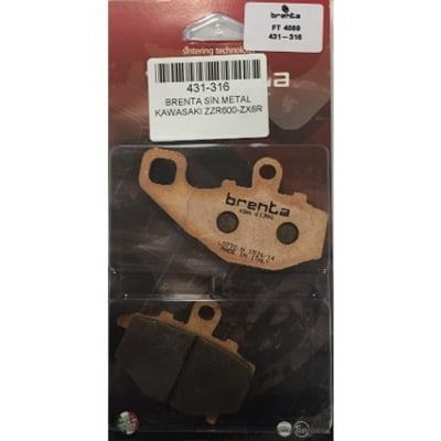 KAWASAKI ER-6N SINTER ARKA FREN BALATASI