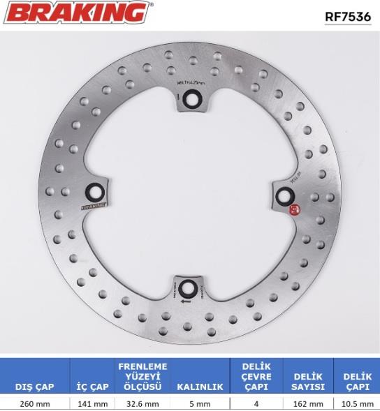 SUZUKI DL 650 ARKA FREN DİSKİ (04-15)