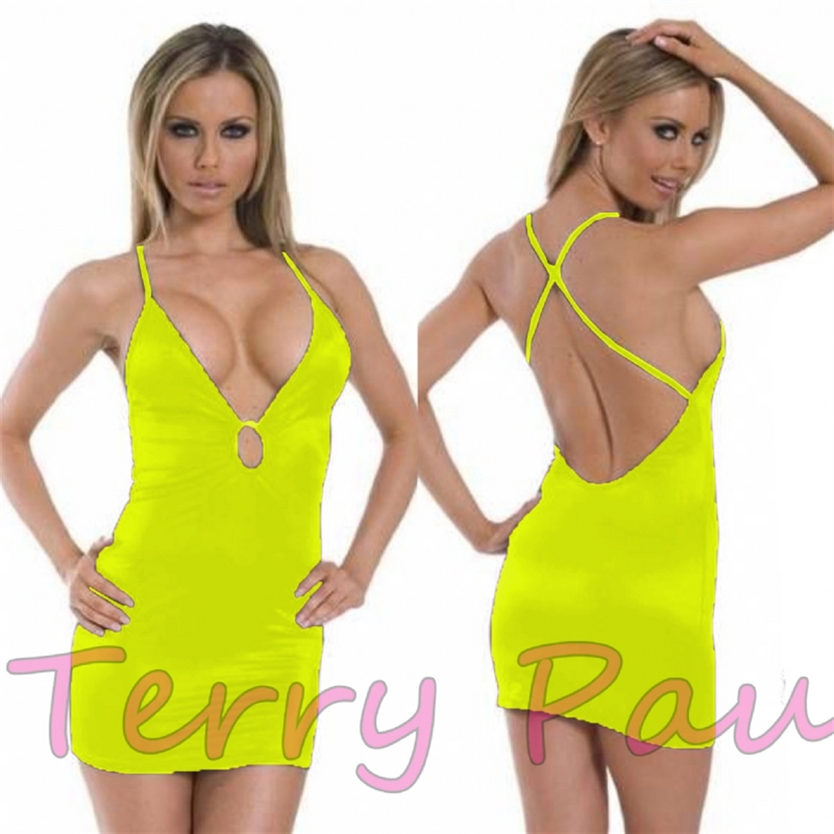 Terry Pau TP060940 Mini Elbise